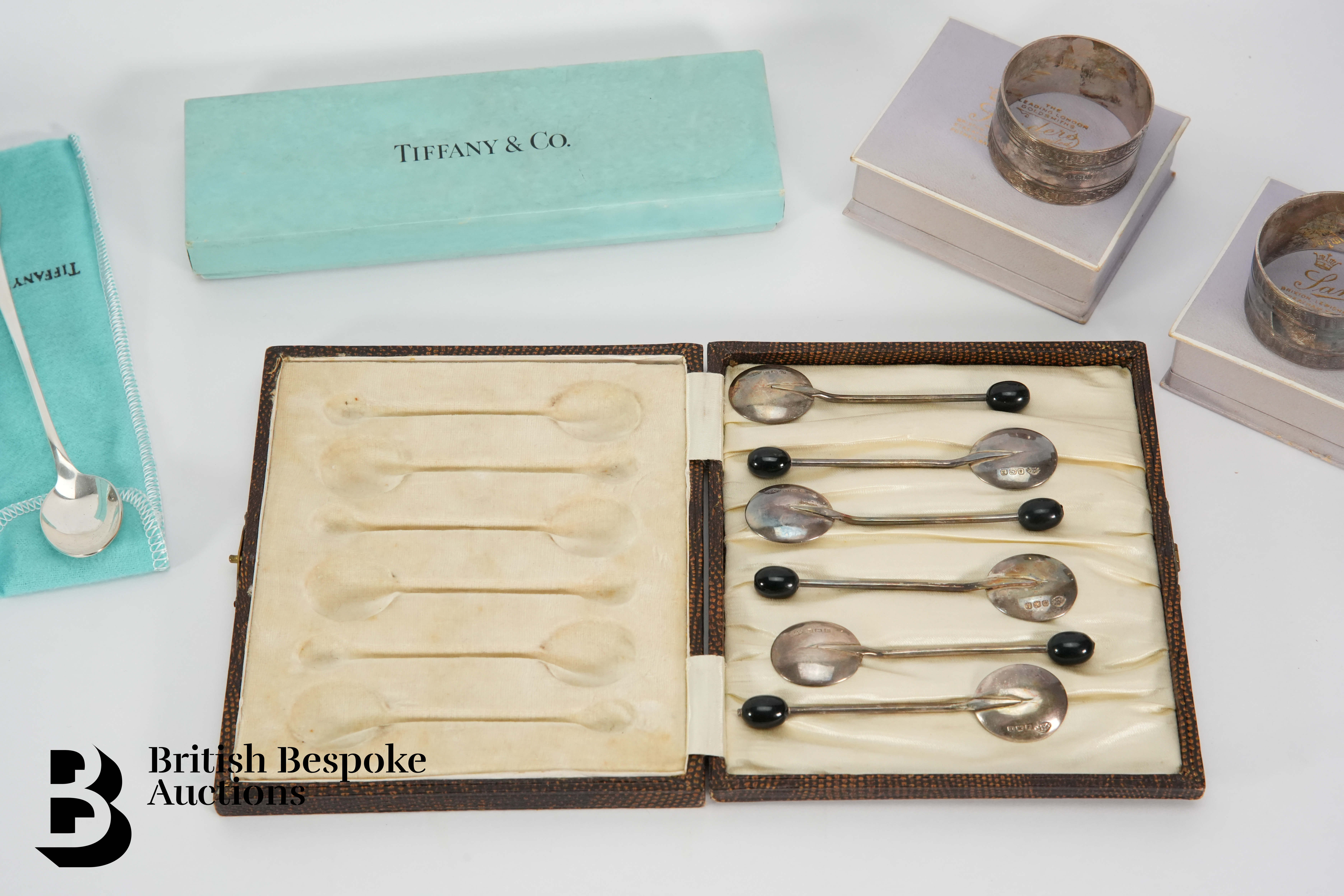 Tiffany & Co Silver Spoon and Baby Rattle - Image 3 of 4