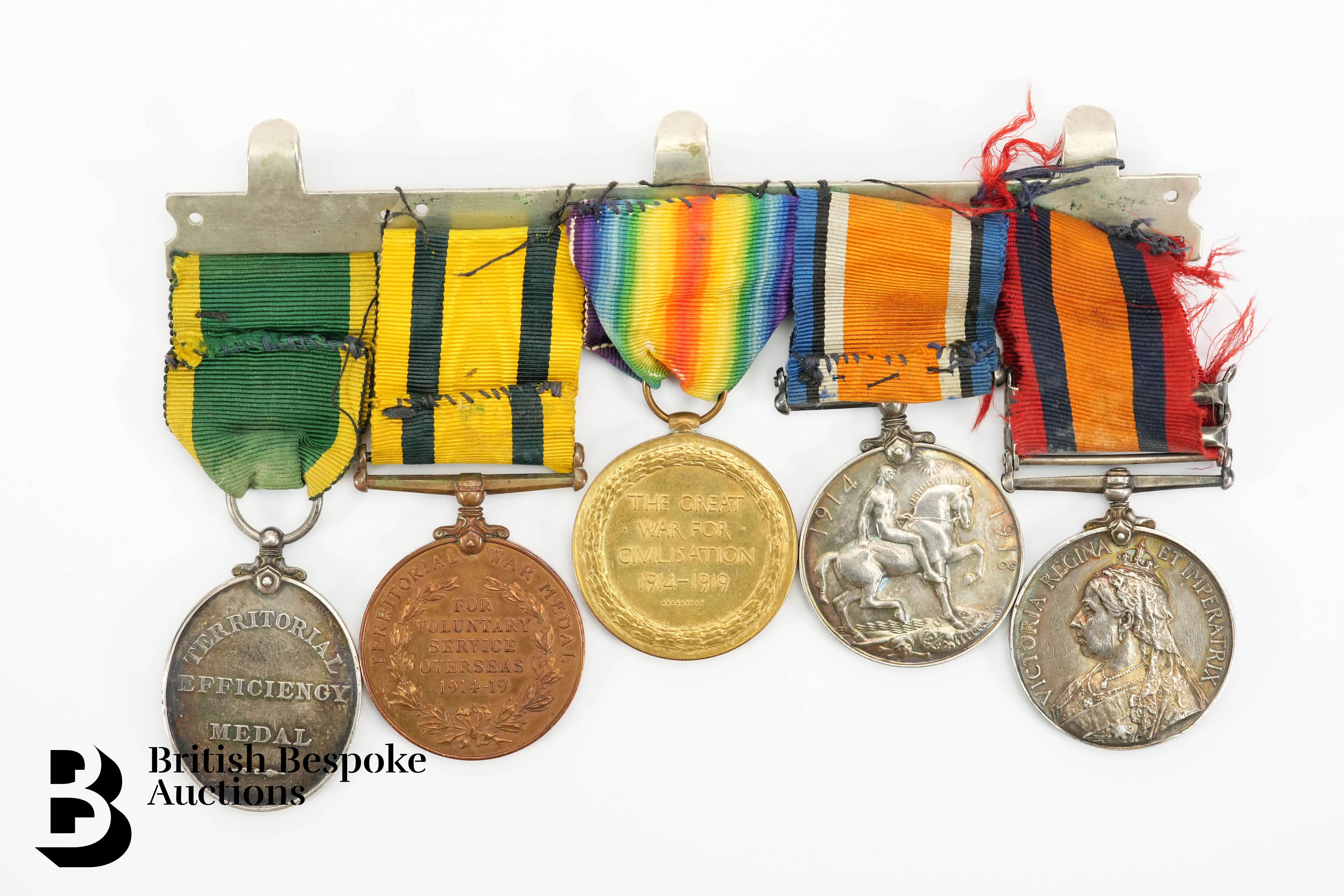 Boer and WWI Family Medal Group - Image 7 of 12