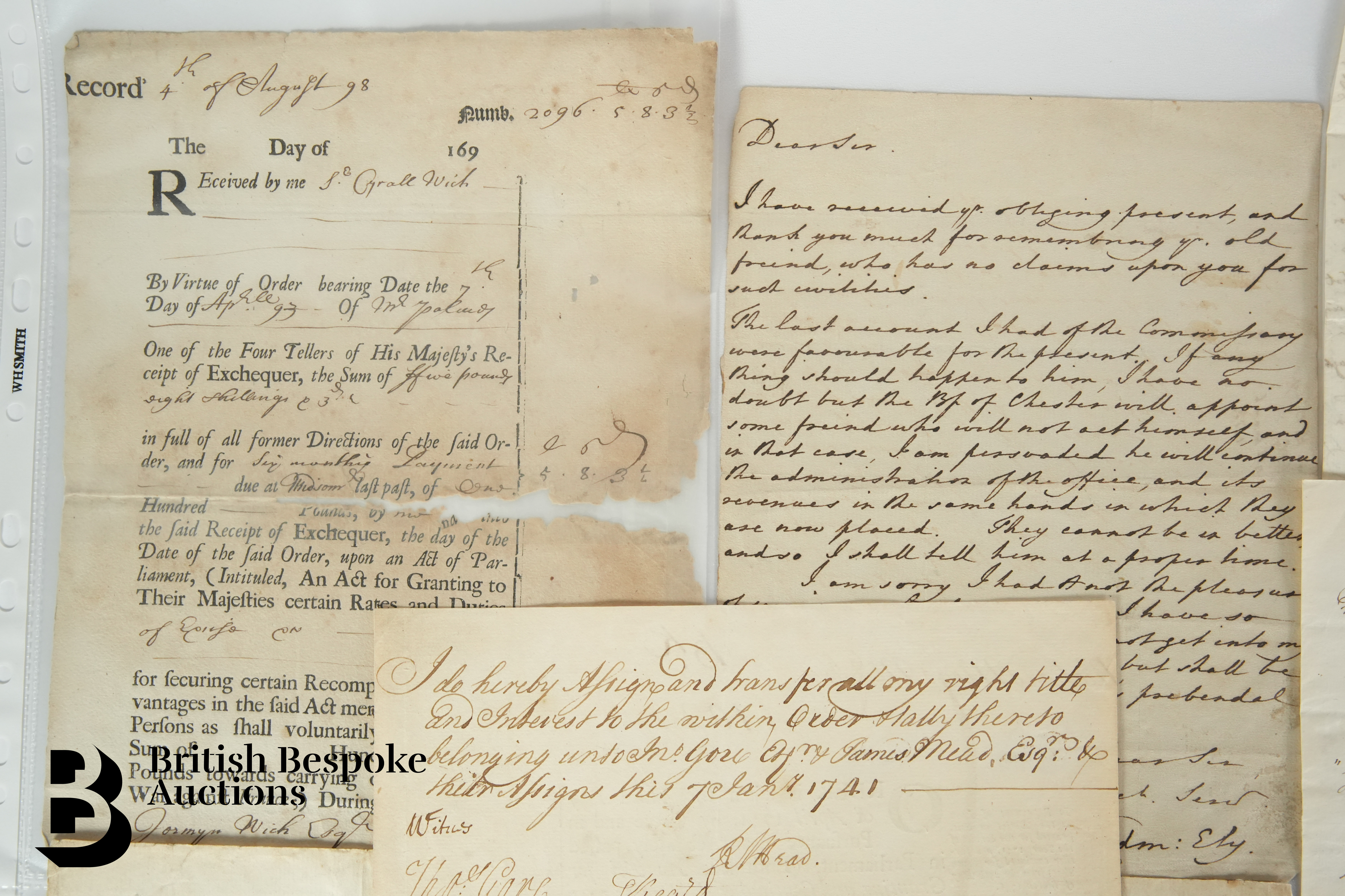 1698-1861 Documents and Letters - Image 6 of 11