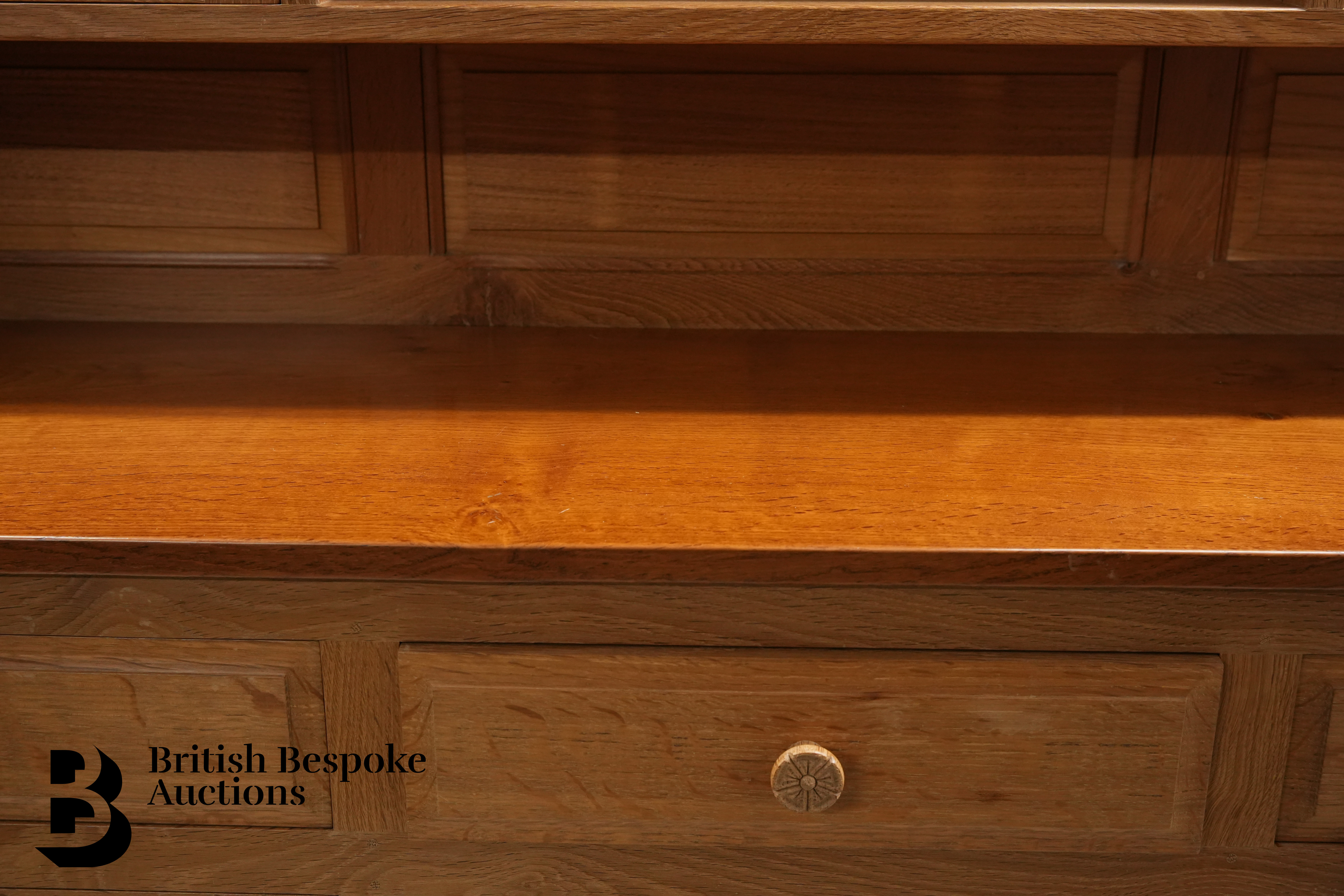 Colin 'Beaverman' Almack Oak Dresser - Image 5 of 11