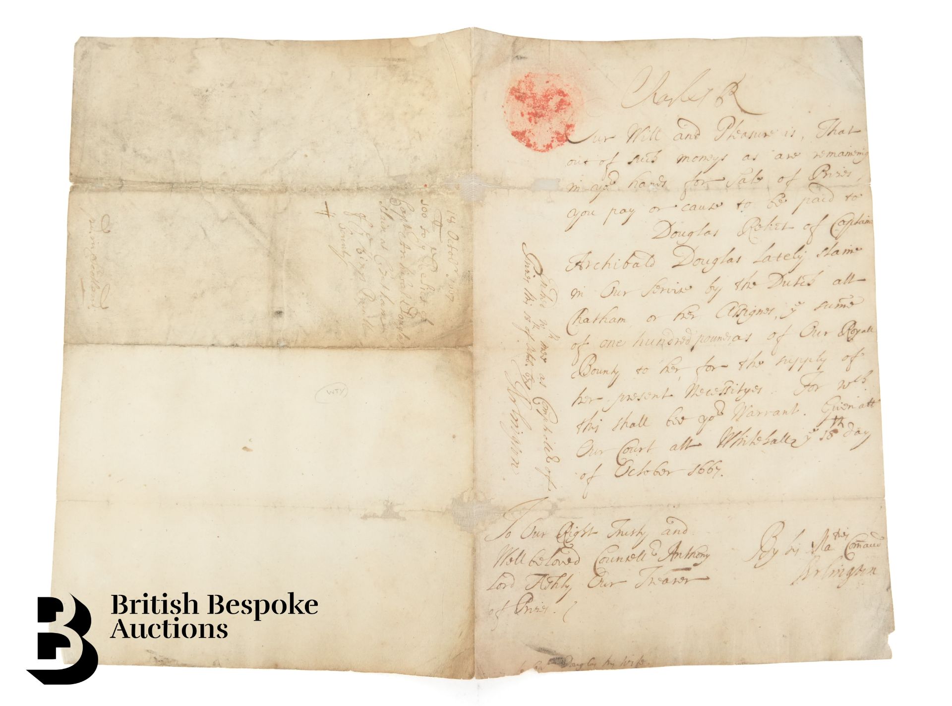 1667 Document Headed Charles R - Image 6 of 7