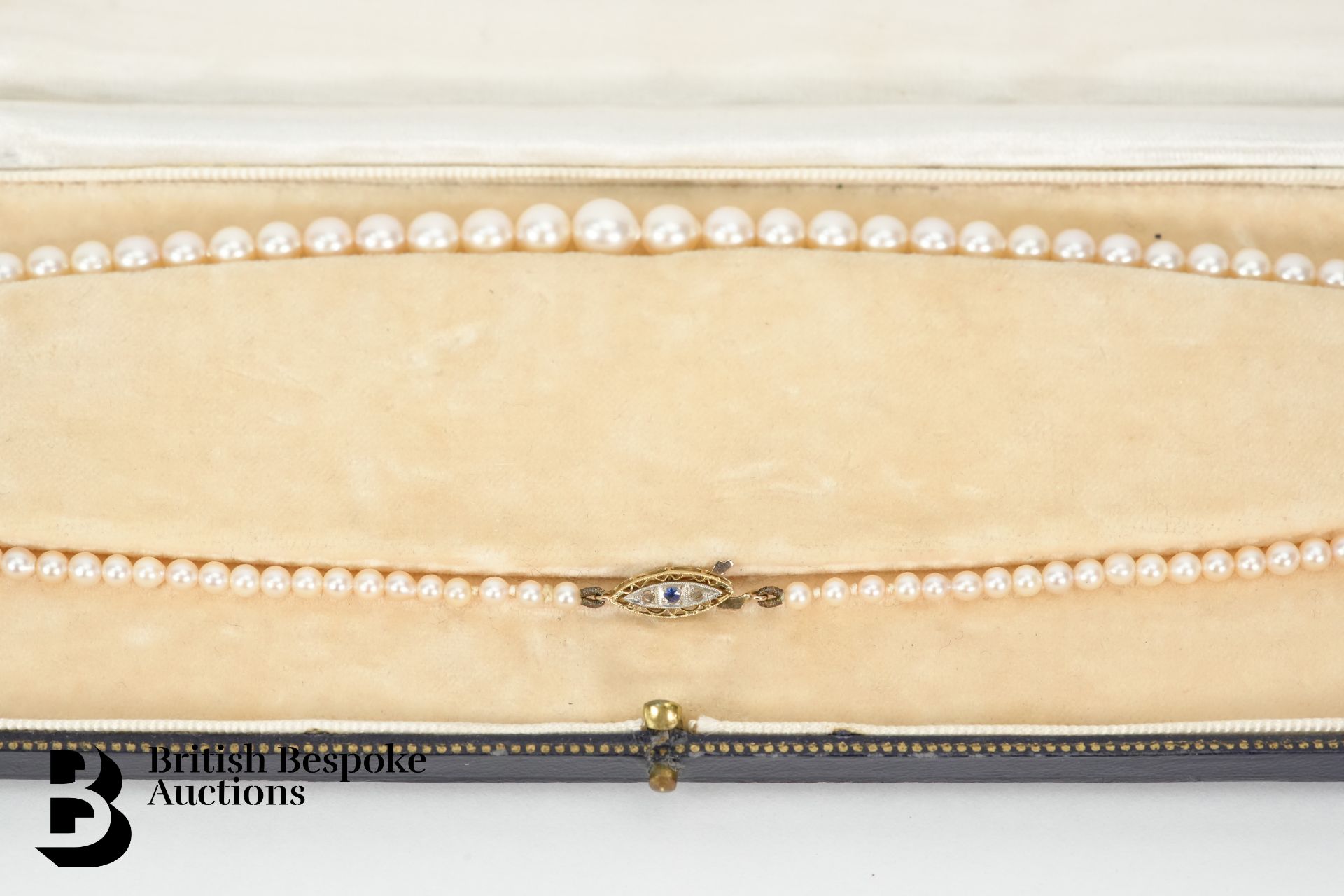 Antique Single Strand of Pearls - Image 3 of 7