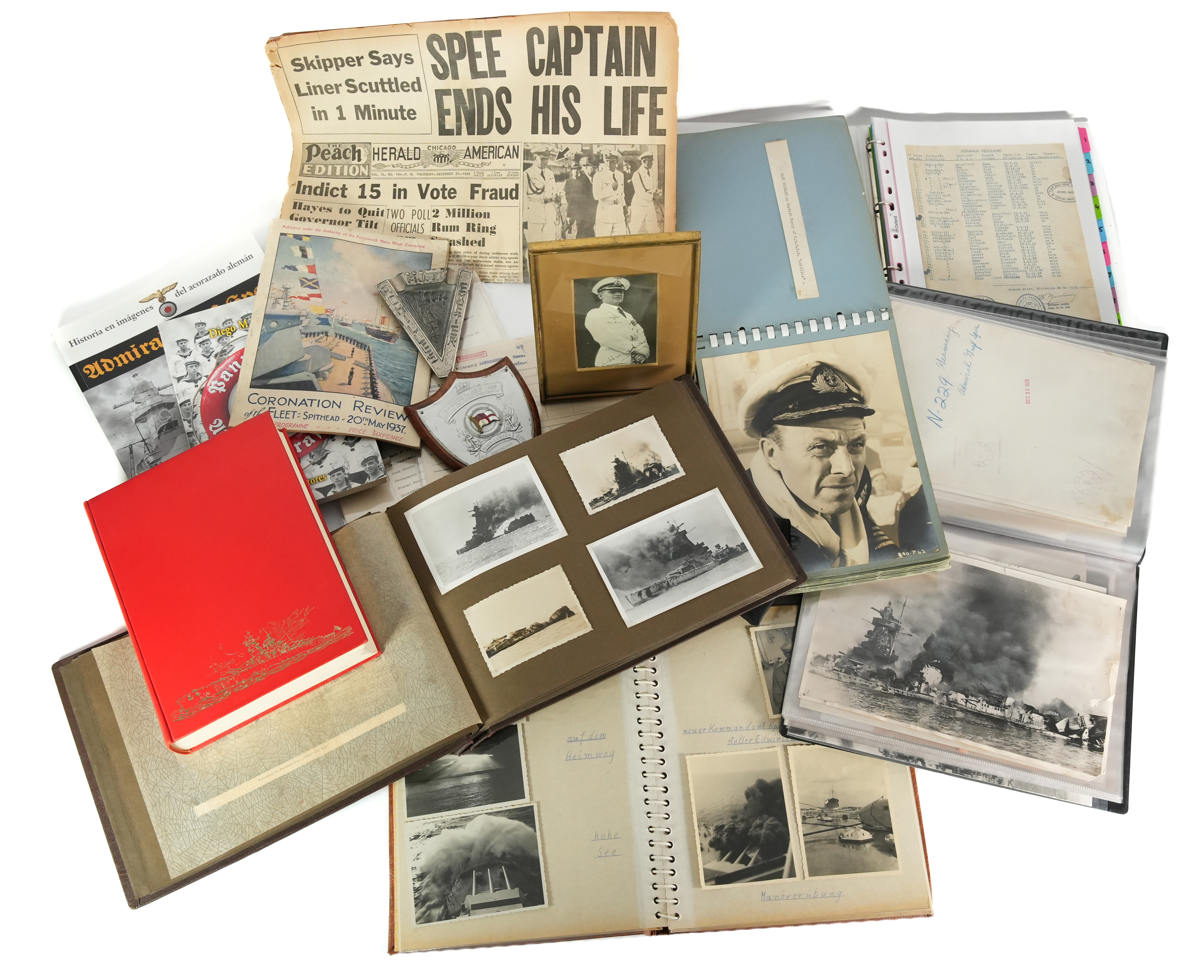 Graf Spee (Pocket Battleship) Interest, incl. Photographs, Documents, Miscellanea - Image 42 of 126