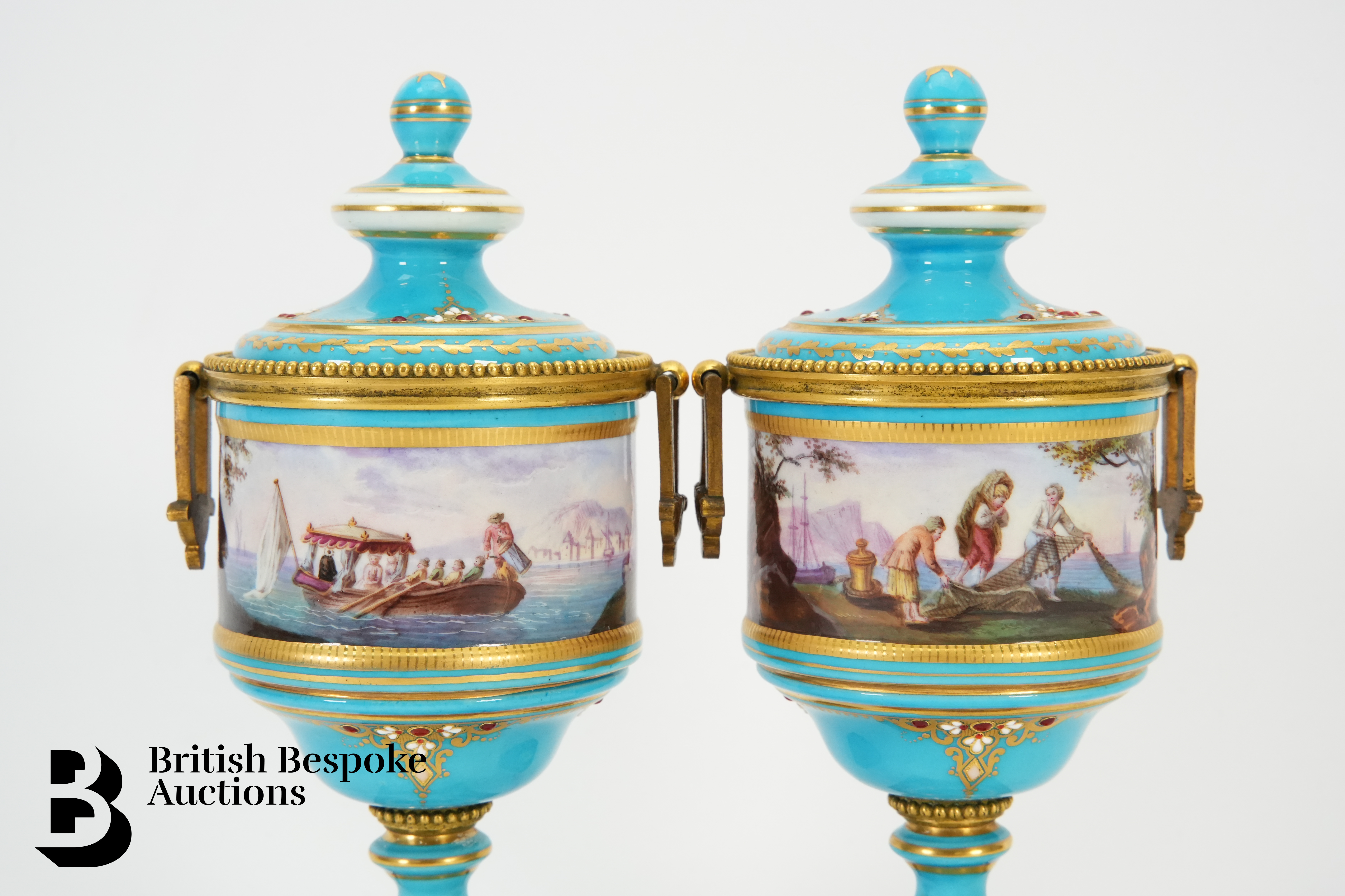 Pair of Sevres Vases - Image 5 of 6