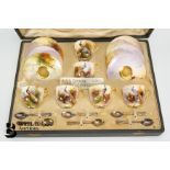 Royal Worcester Coffee Set by Walter H Austin