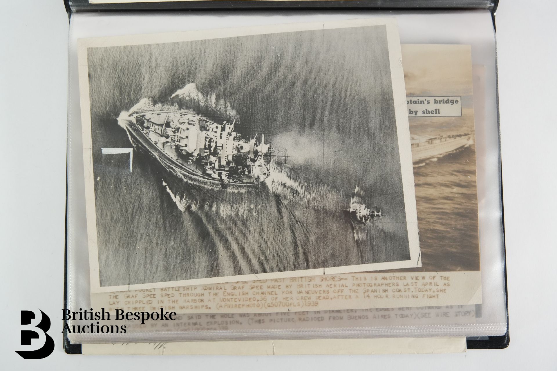 Graf Spee (Pocket Battleship) Interest, incl. Photographs, Documents, Miscellanea - Bild 22 aus 126