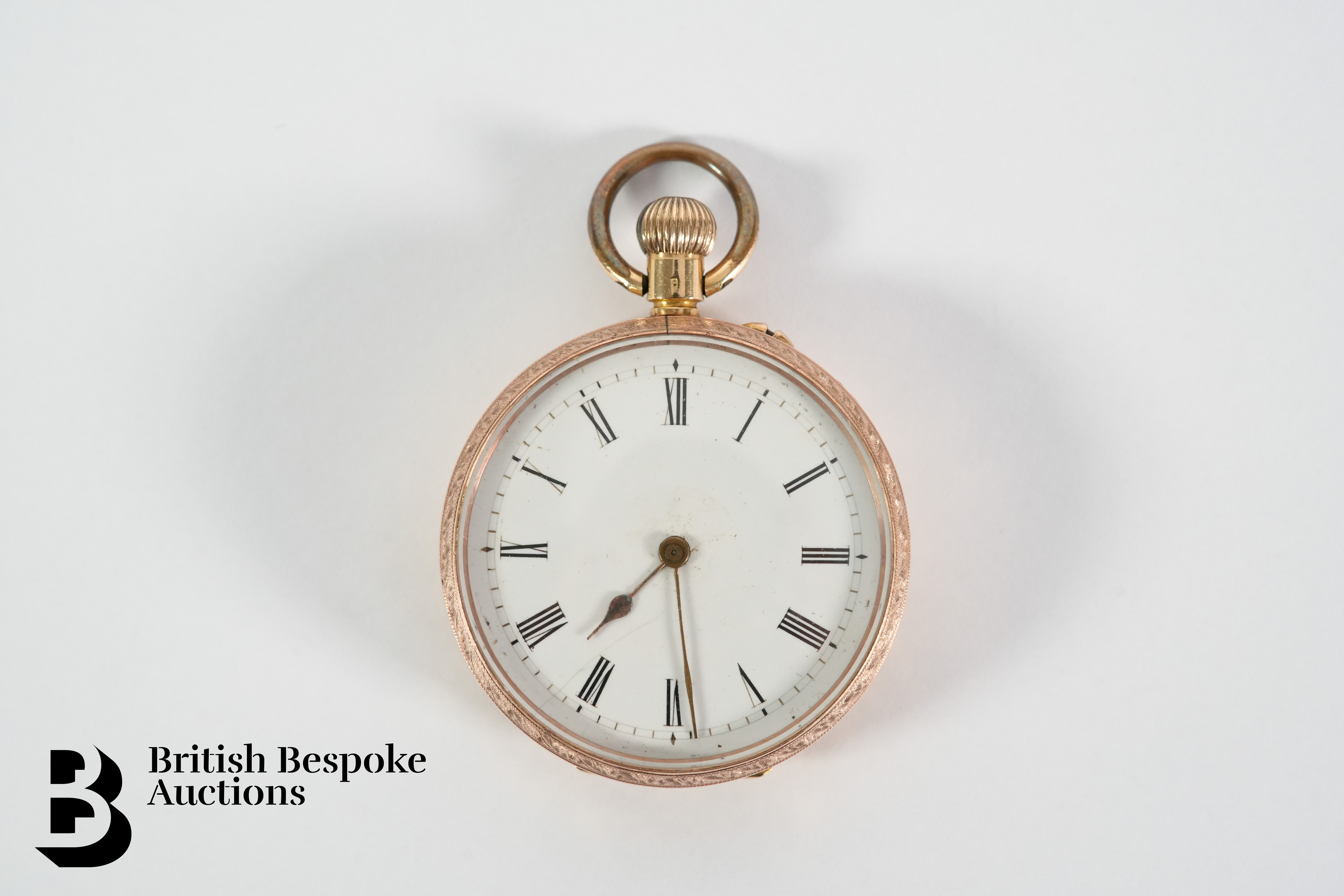 18ct Open Faced Pocket Watch