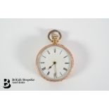 18ct Open Faced Pocket Watch