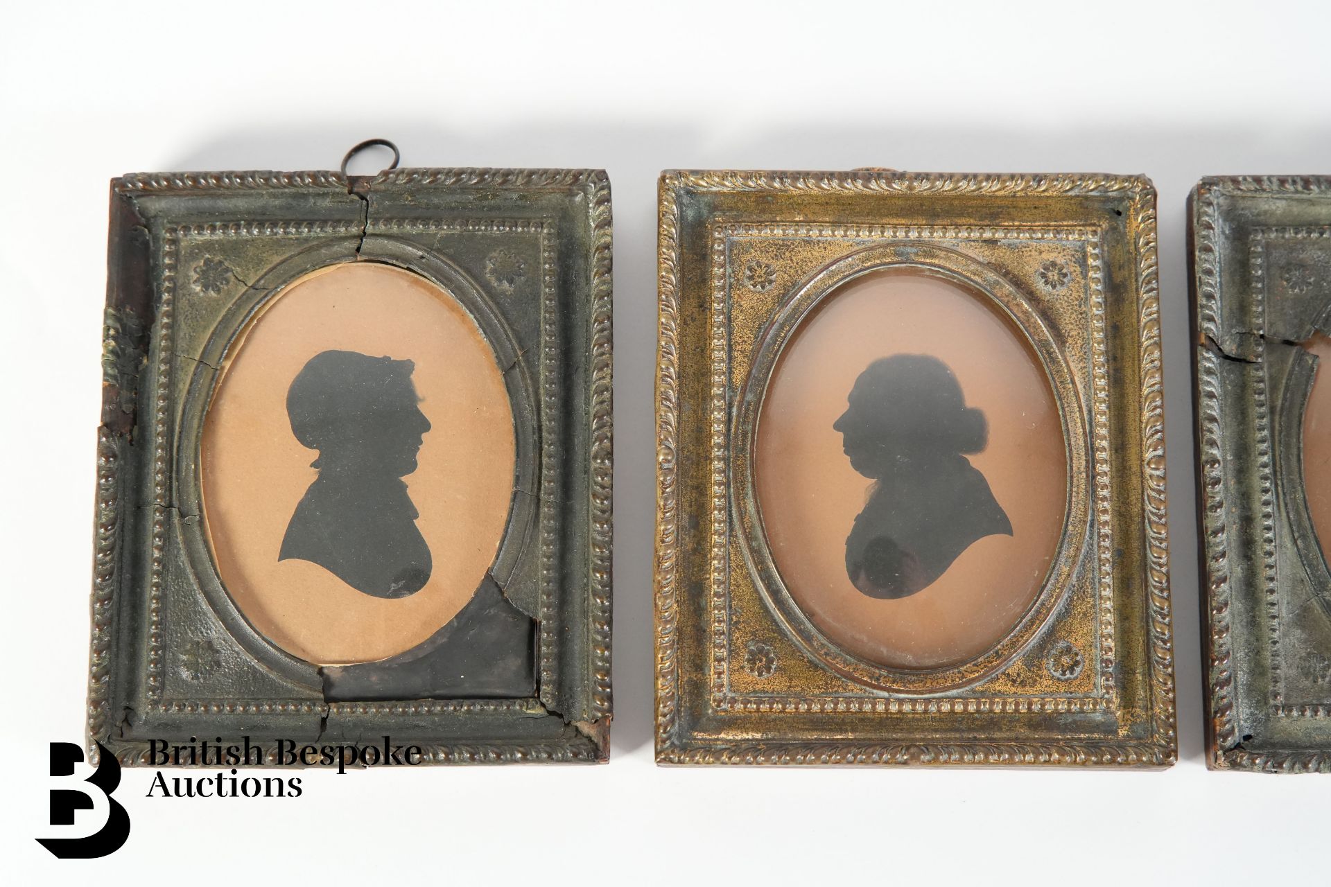 Four 18th/19th Century Named Sitter Portrait Silhouettes - Bild 2 aus 5