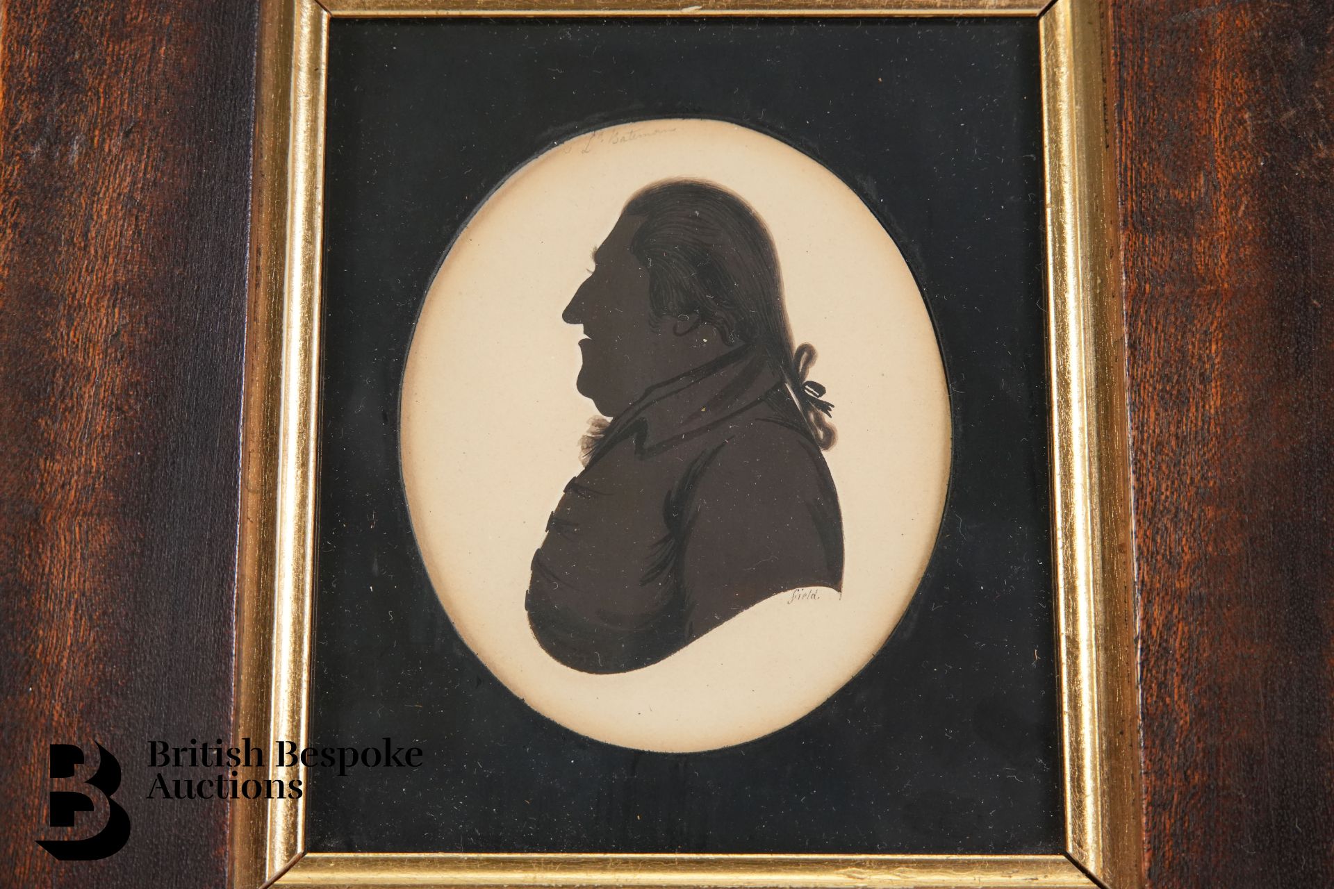 19th Century Named Sitter Portrait Silhouette - Image 2 of 3