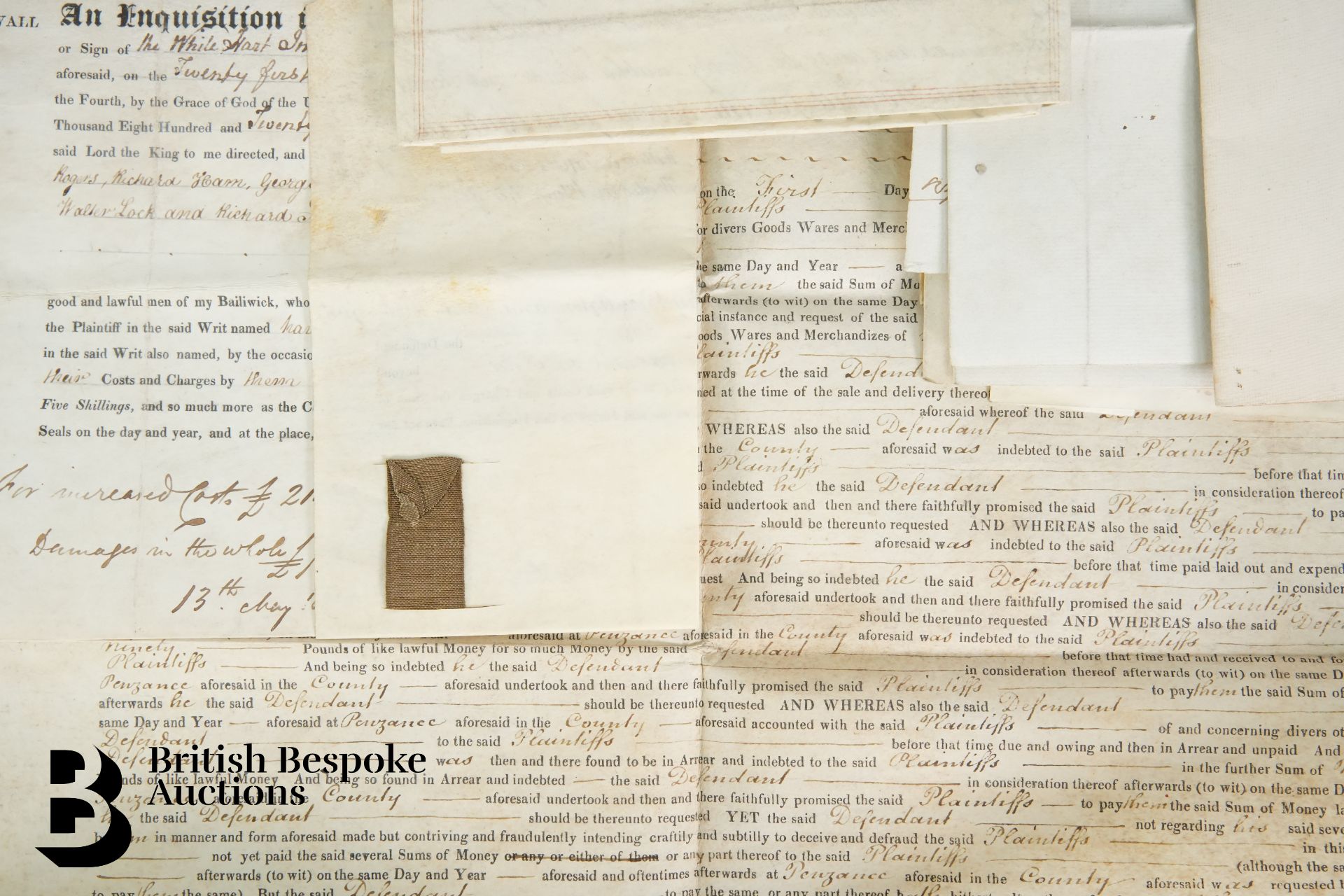 17th, 18th and 19th Century Deeds and Documents - Image 2 of 14