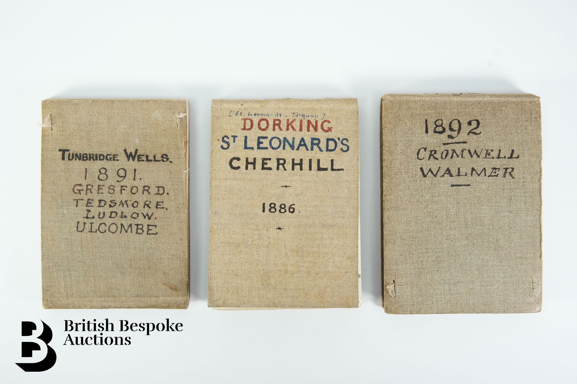 Three Charming Diaries with Photographs and Sketches of Kent, Dorking, Tunbridge Wells, Walmer - Bild 2 aus 7