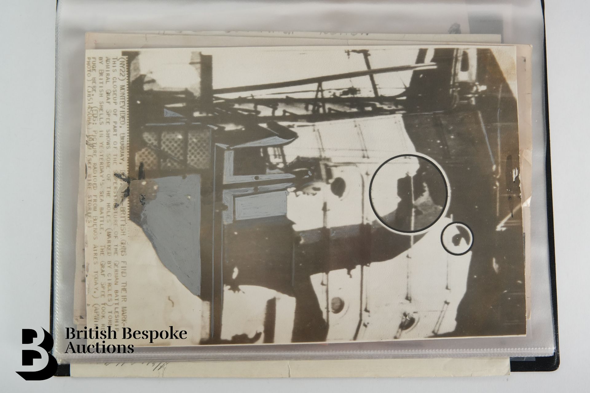 Graf Spee (Pocket Battleship) Interest, incl. Photographs, Documents, Miscellanea - Image 27 of 126