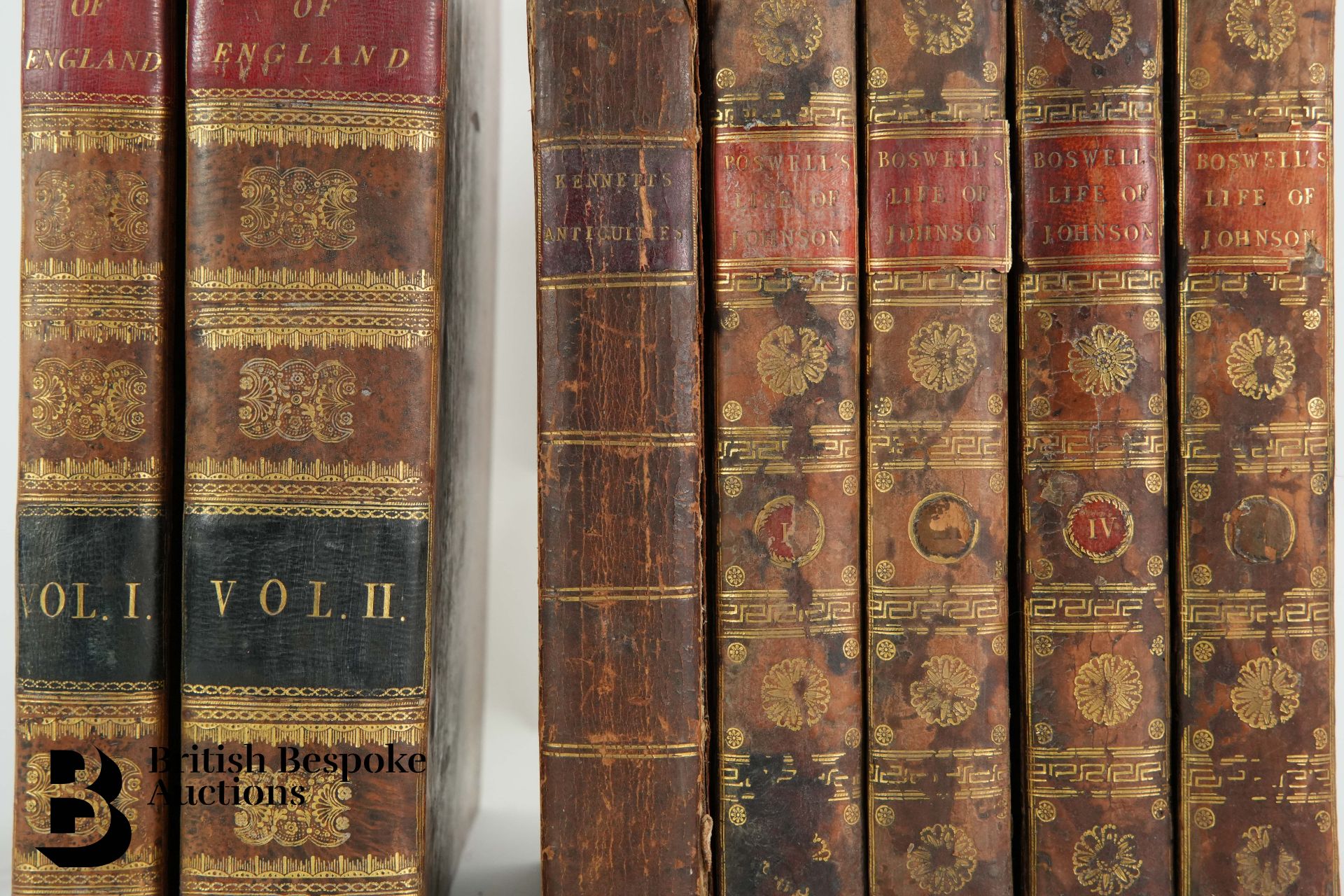 Leather Bound 18th Century Books - Bild 2 aus 8