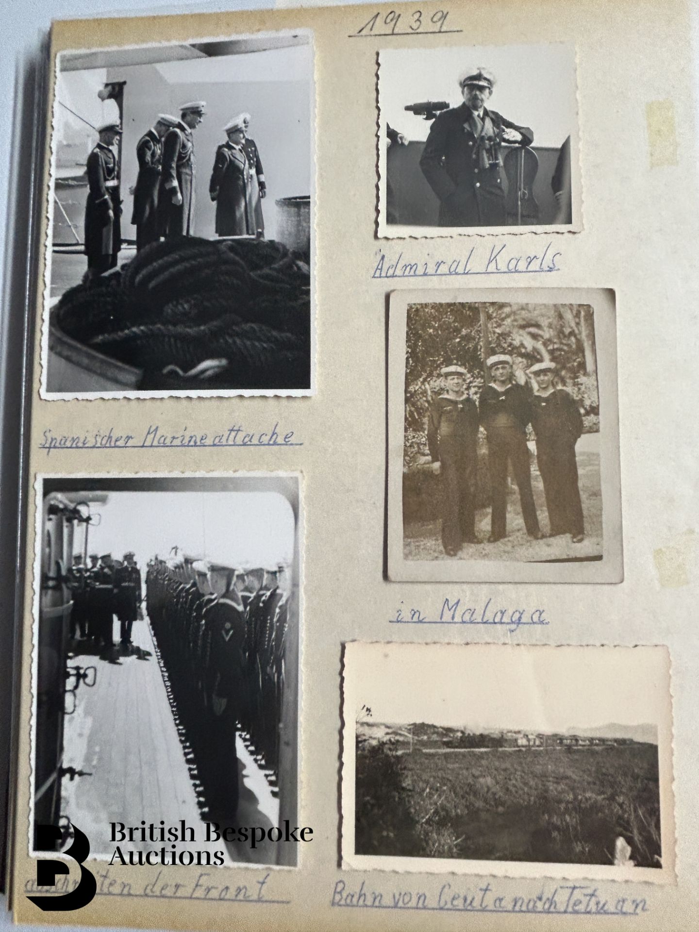 Graf Spee (Pocket Battleship) Interest, incl. Photographs, Documents, Miscellanea - Bild 79 aus 126