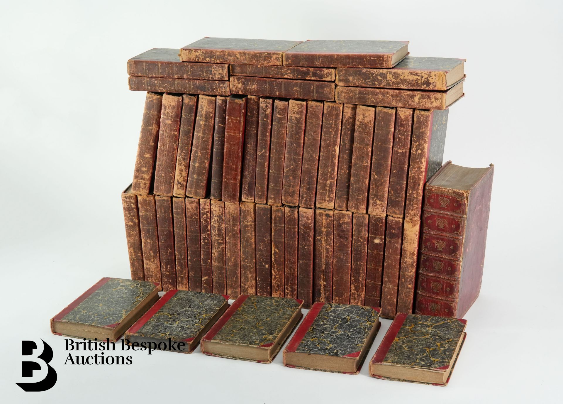 The 'British Novelists' - 1820 Set of 49 Volumes by Mrs Barbauld - Bild 2 aus 9