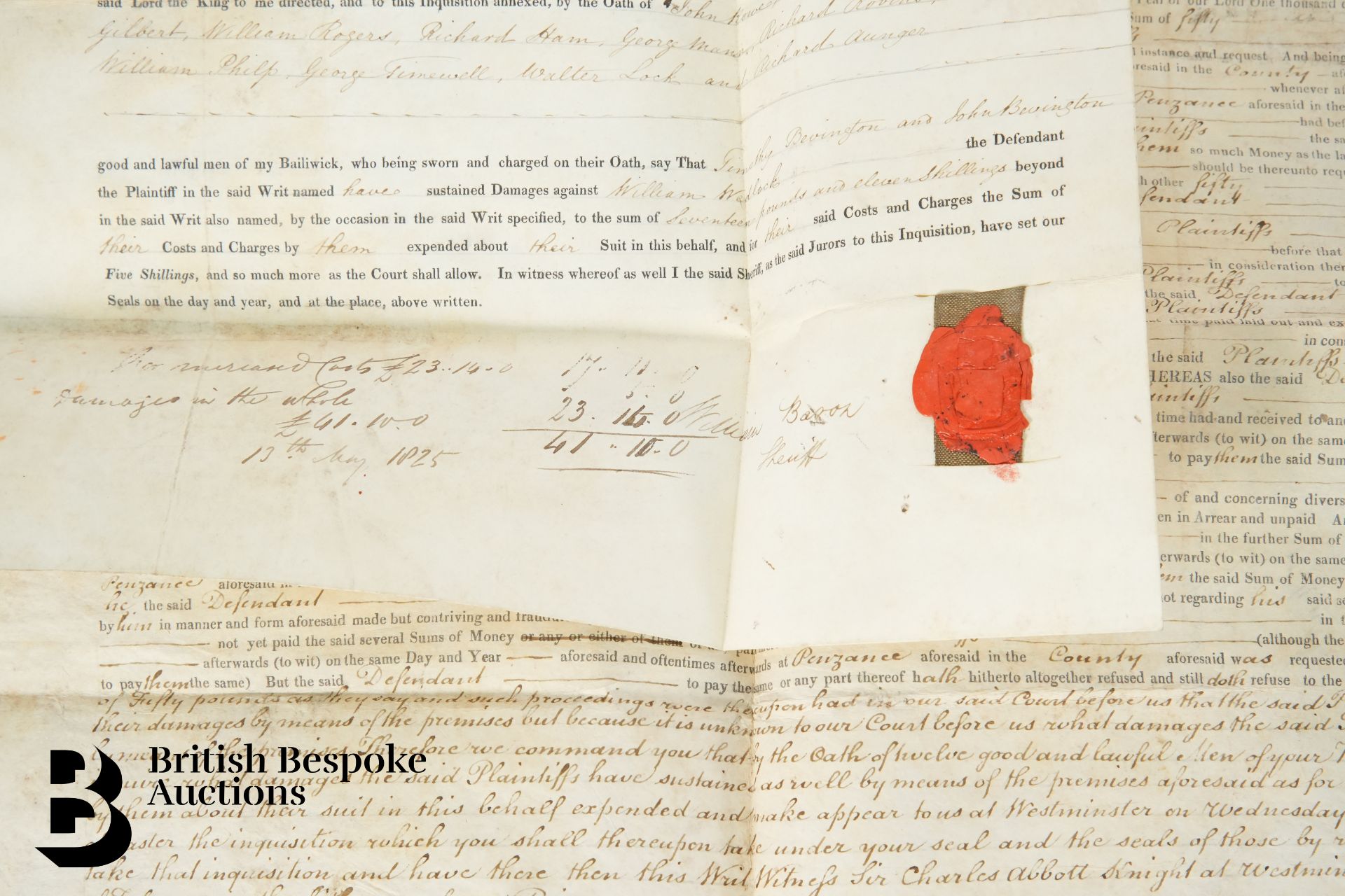 17th, 18th and 19th Century Deeds and Documents - Image 5 of 14