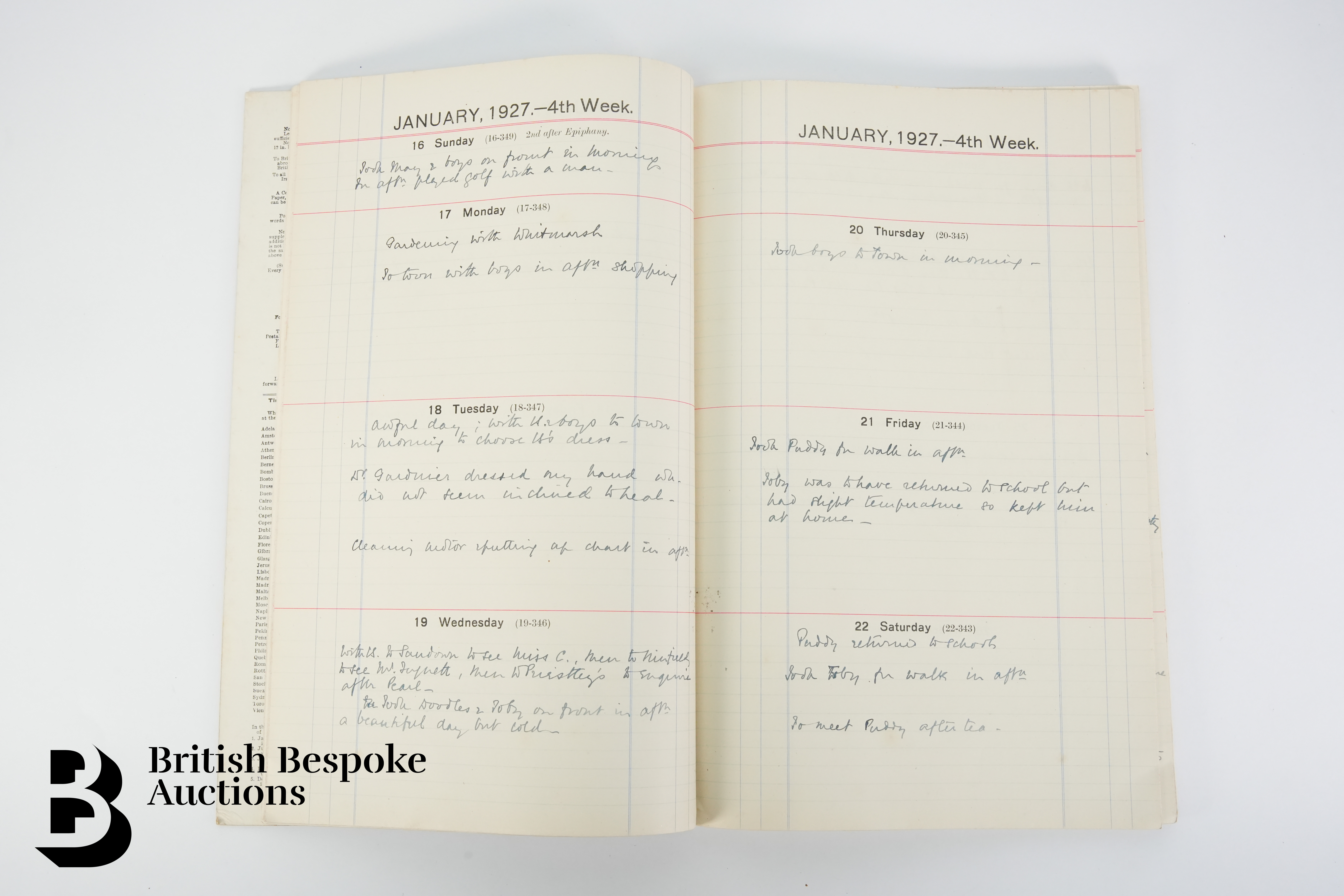 1919, 1927, 1931 and 1935 Diaries - Image 3 of 13