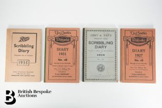 1919, 1927, 1931 and 1935 Diaries