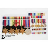 WWII Medal Group with Miniatures