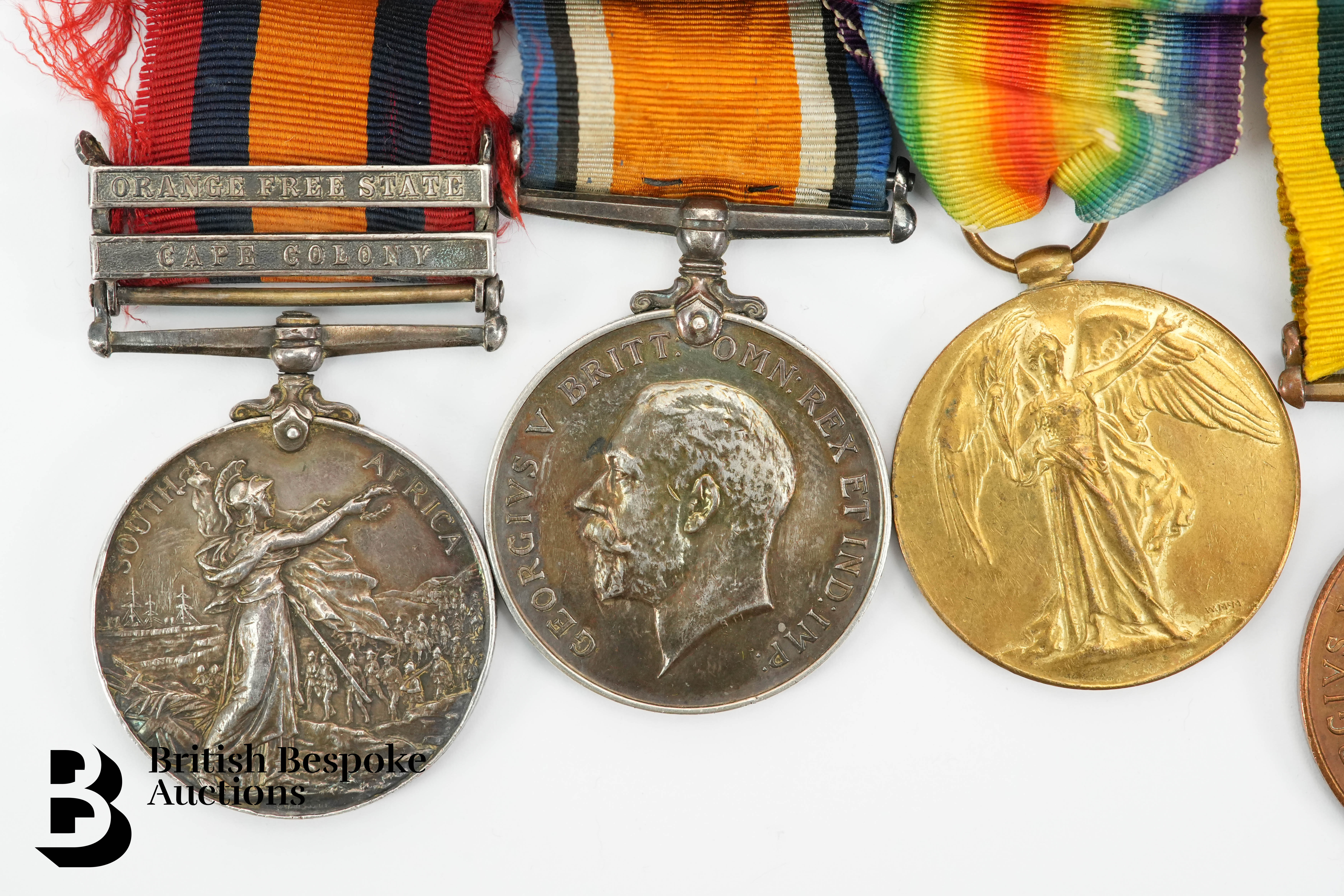 Boer and WWI Family Medal Group - Image 5 of 12