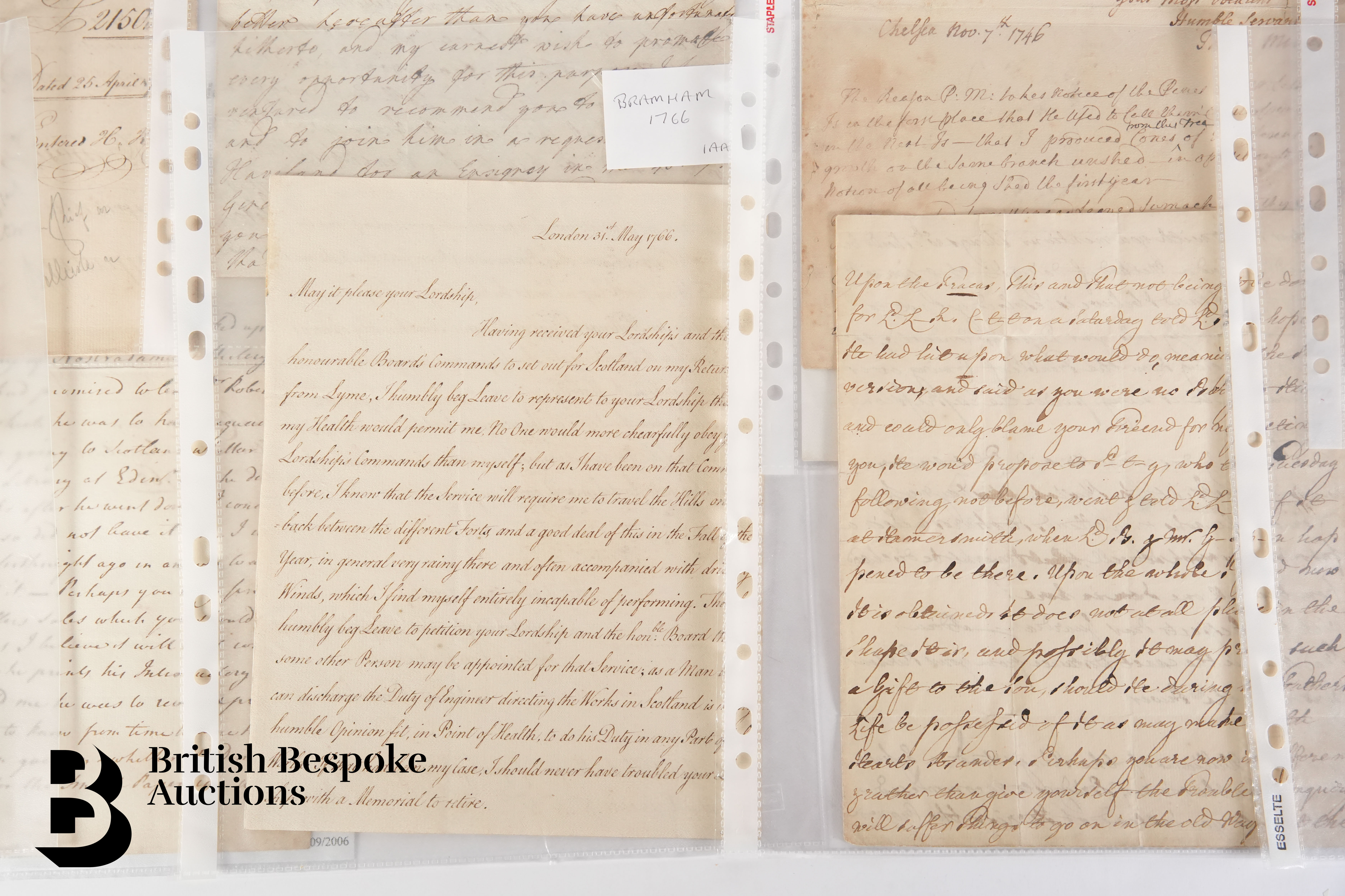 1703-1768 Era Interesting Letters and Documents - Image 4 of 10