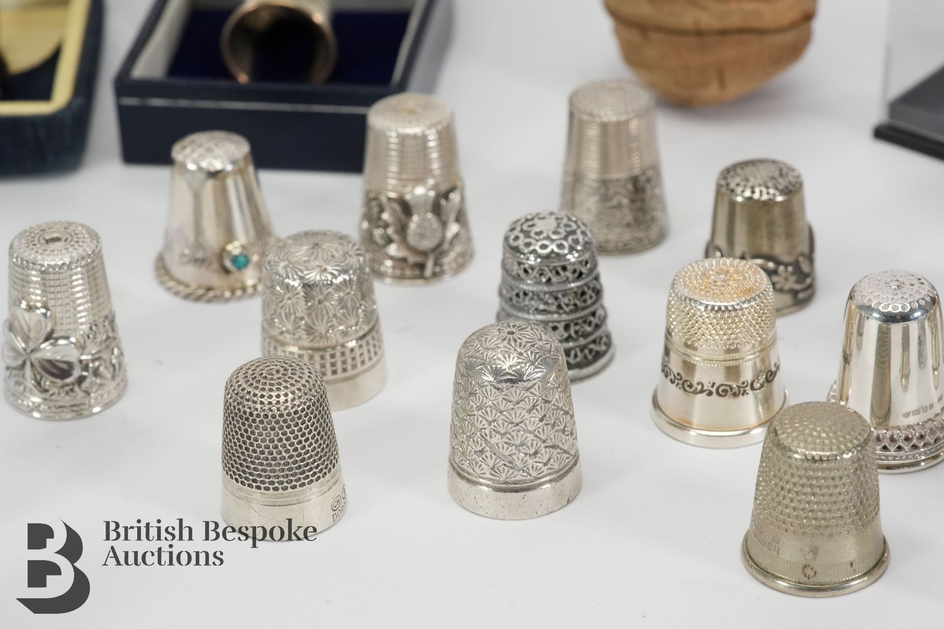 Collection of Silver Thimbles - Bild 7 aus 11