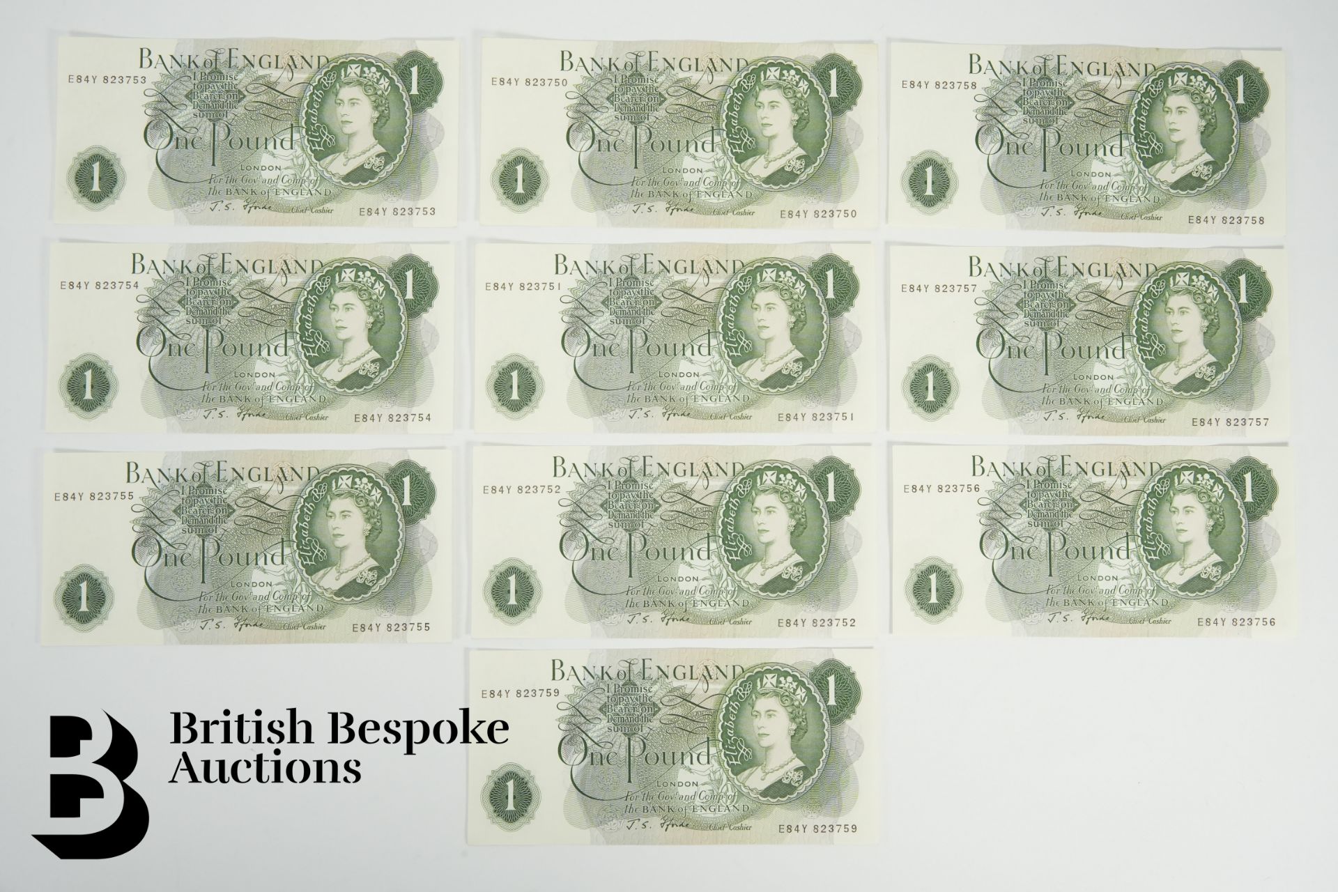 Vintage GB Bank Notes - Some Uncirculated - Bild 4 aus 6