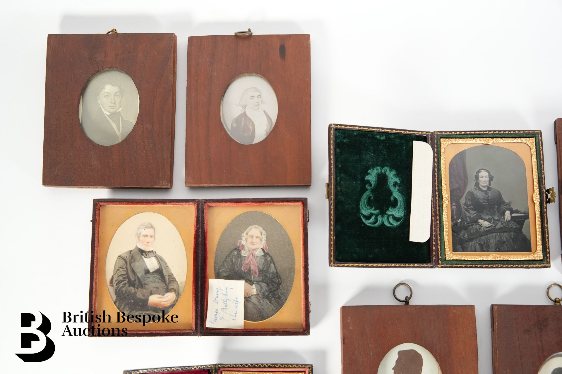 Collection of Silhouettes, Portrait Miniatures and Dagliotype for Family Drury - Image 5 of 7