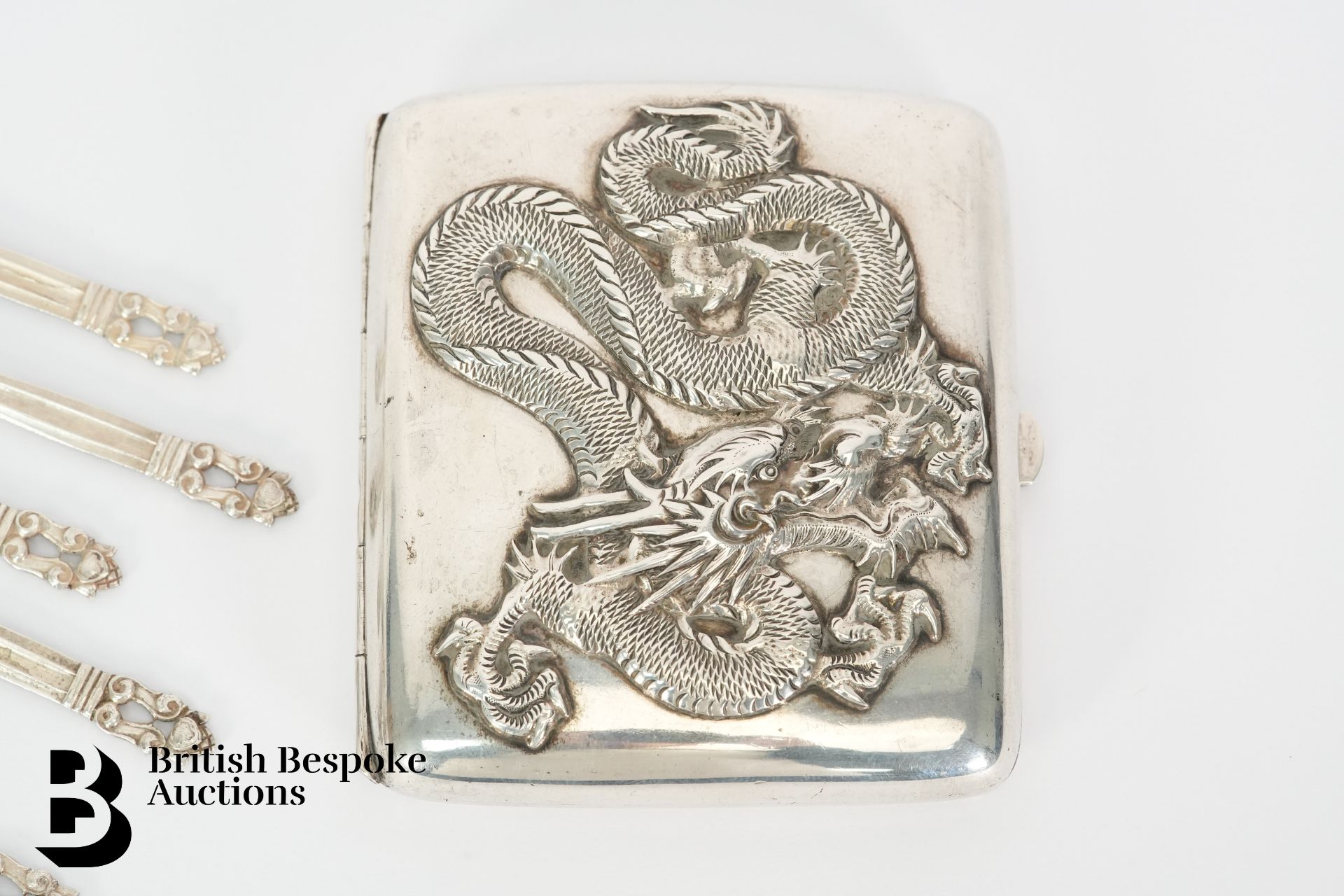 Chinese Silver Cigarette Case - Bild 3 aus 3