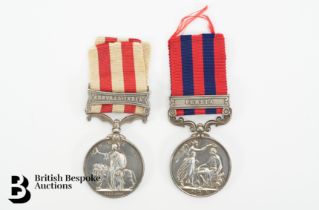 India Mutiny and India General Service Medal