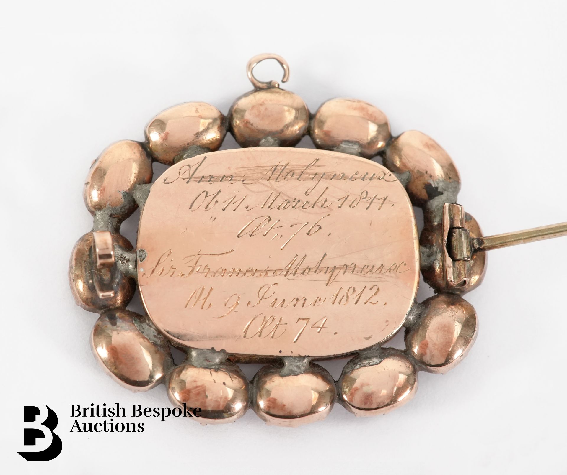 Early 19th Century Mourning Brooch - Image 2 of 2