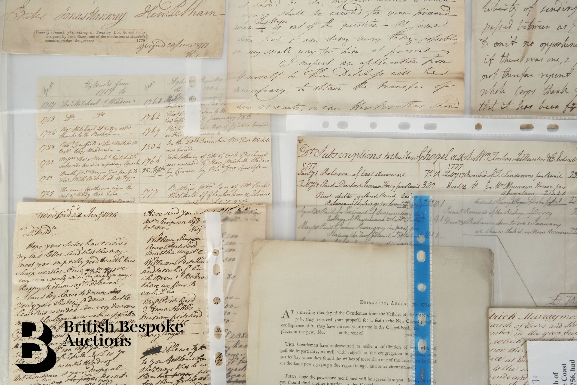 Documents and Letters from the 1770's - Bild 8 aus 8