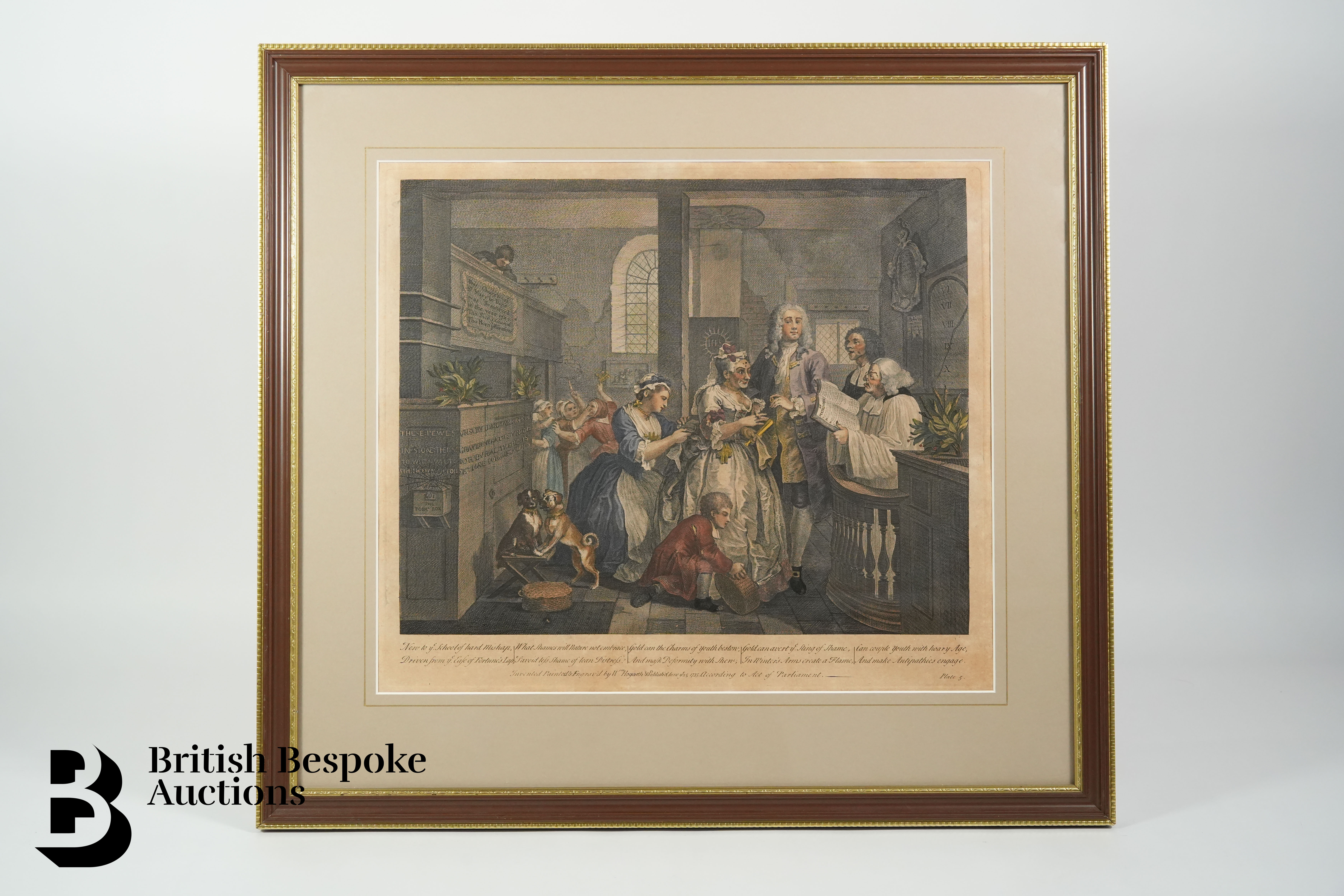 William Hogarth - The Rake's Progress Series - Image 4 of 8