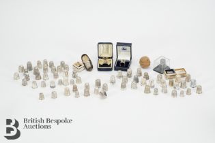 Collection of Silver Thimbles