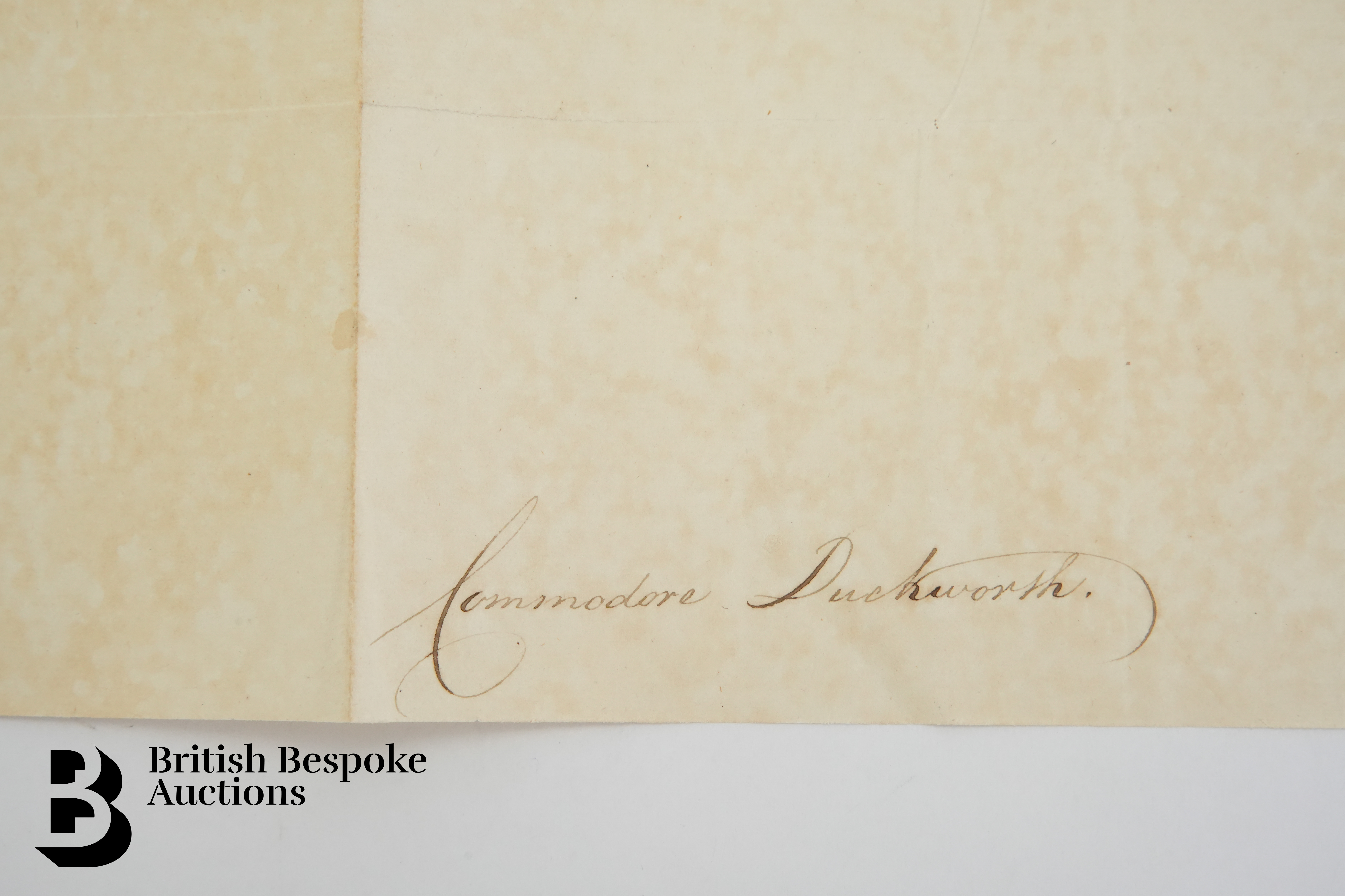 1798 Admiral the Earl St Vincent Letter - Naval Interest - Image 5 of 5