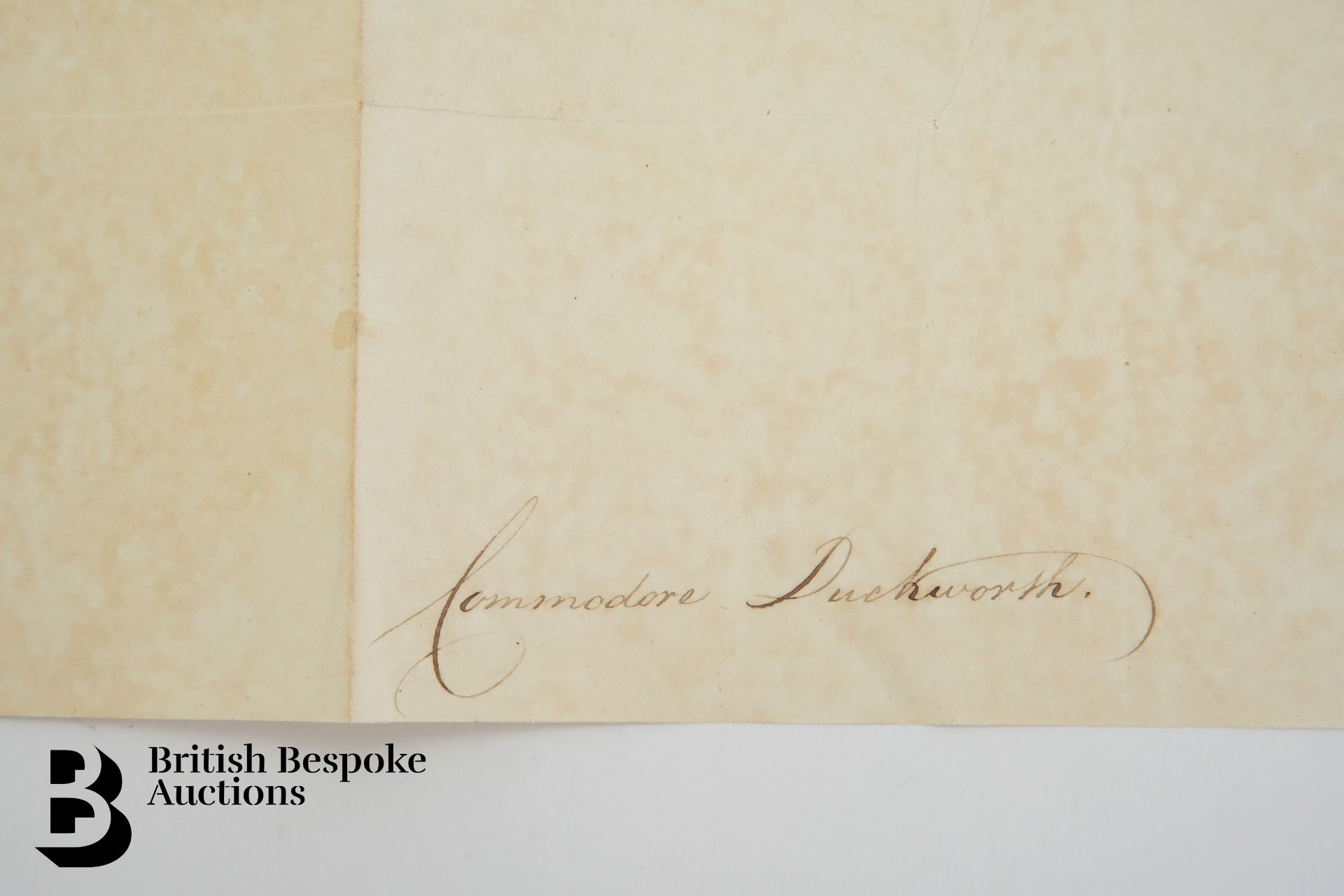1798 Admiral the Earl St Vincent Letter - Naval Interest - Bild 5 aus 5