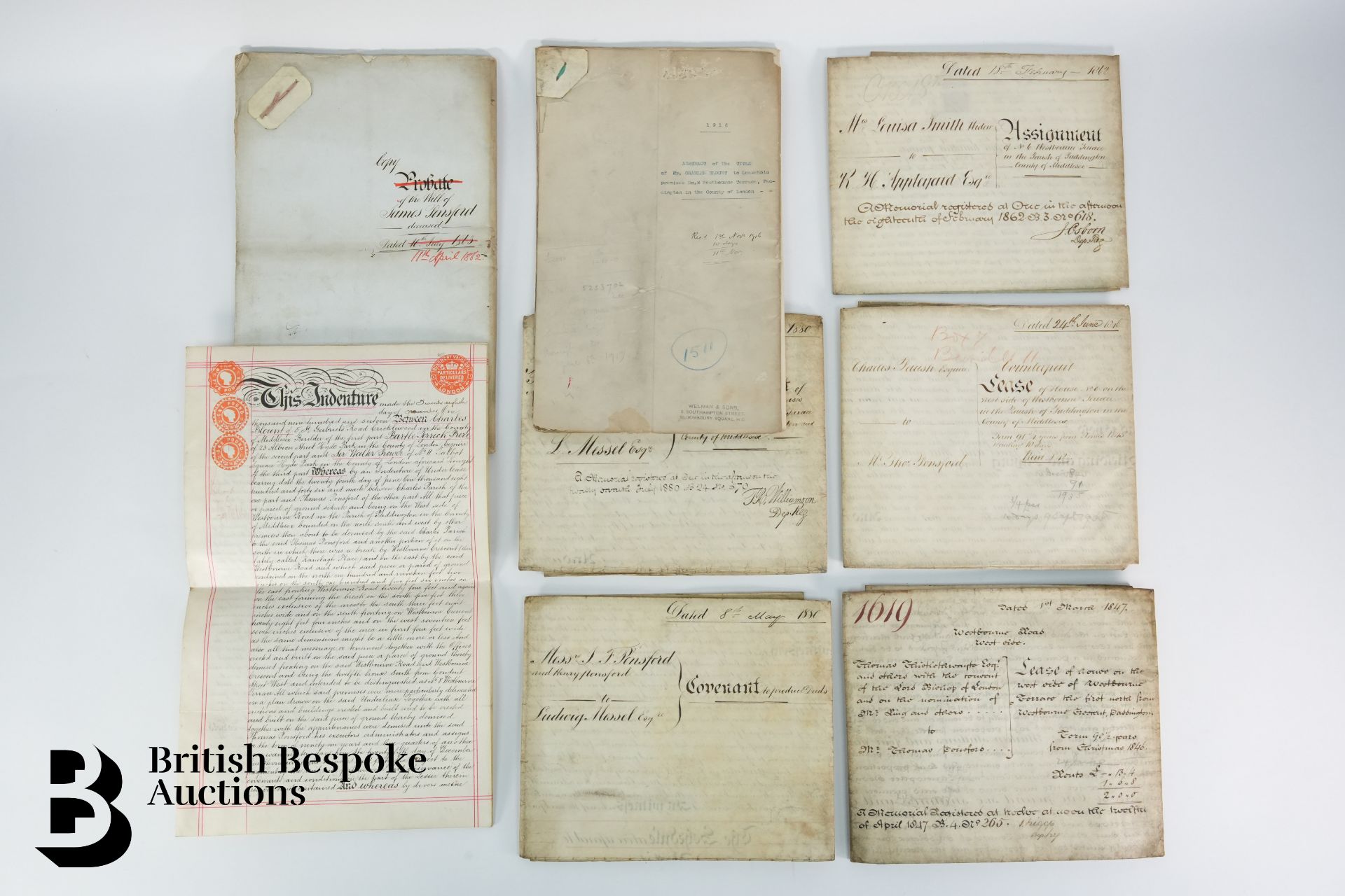 Quantity of Deeds and Documents - Image 9 of 12