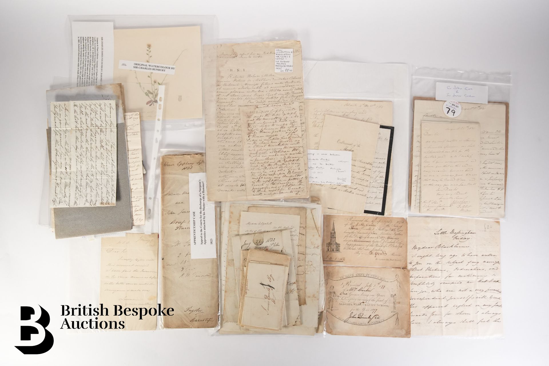 19th Century Letters and Documents 122 items - Image 11 of 15