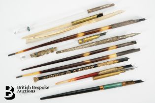Quantity of 19th Century Writing Implements