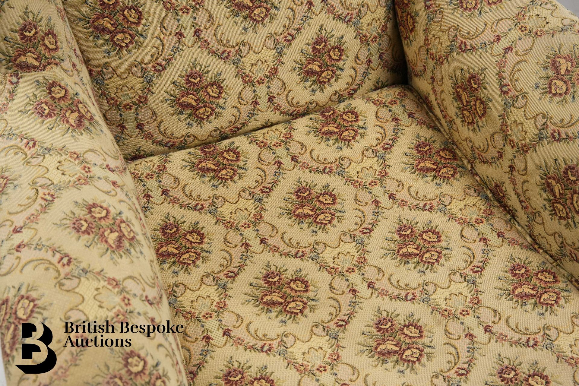 Queen Anne Wingback Chair - Image 6 of 7