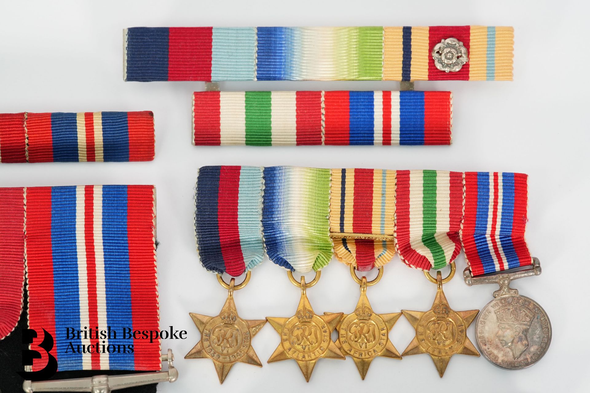 WWII Medal Group with Miniatures - Image 4 of 9