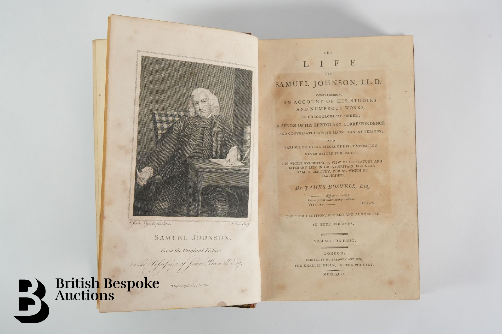 Leather Bound 18th Century Books - Bild 7 aus 8