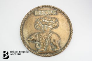 H.M.S Berwick Brass Tampion