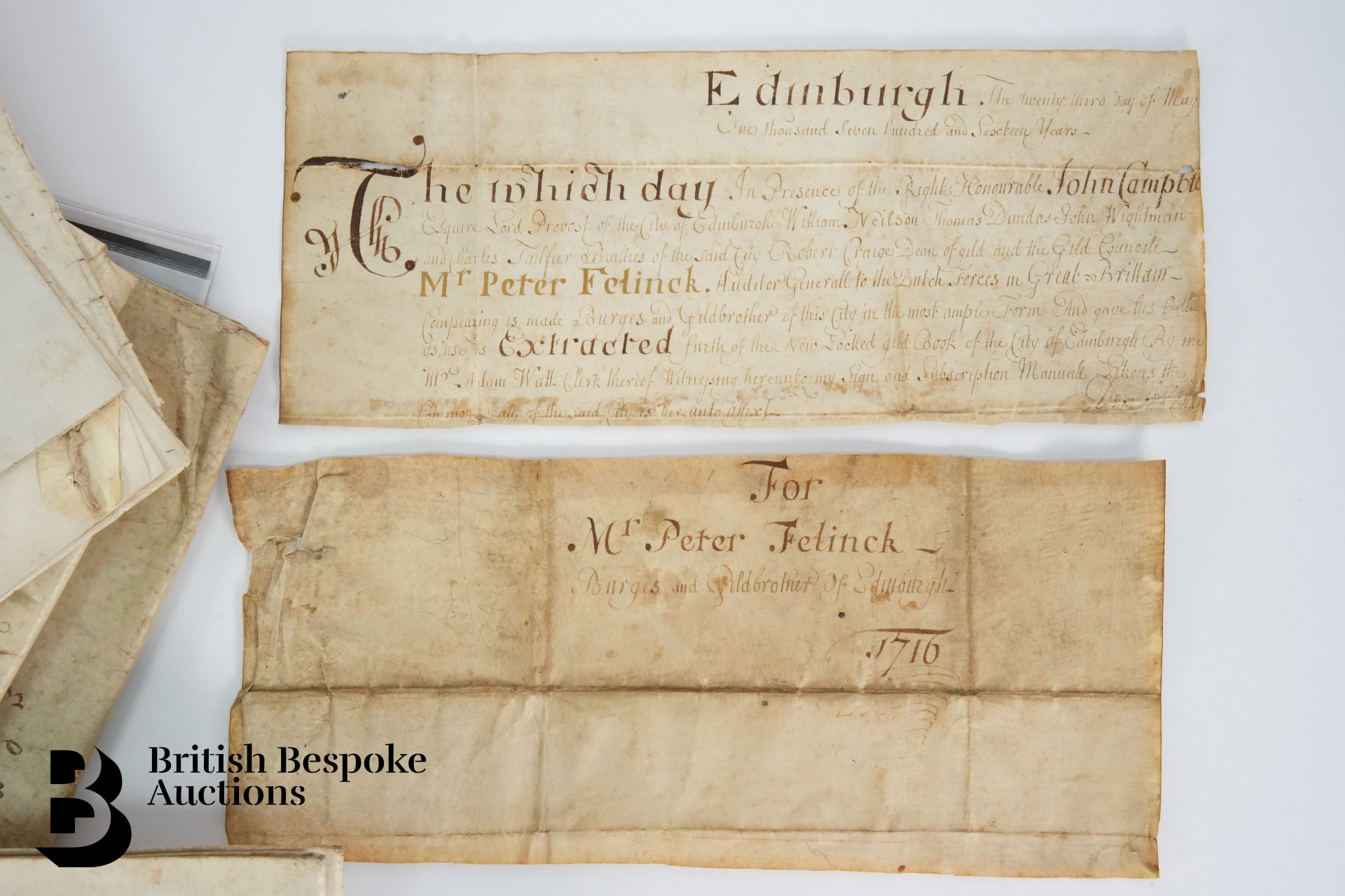17th, 18th and 19th Century Deeds and Documents - Image 11 of 14