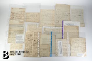 Documents and Letters from the 1770's