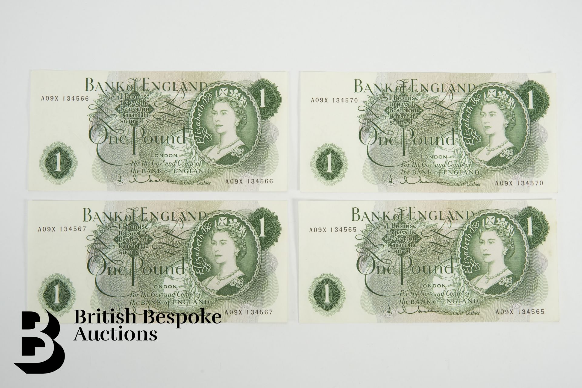 Vintage GB Bank Notes - Some Uncirculated - Bild 2 aus 6