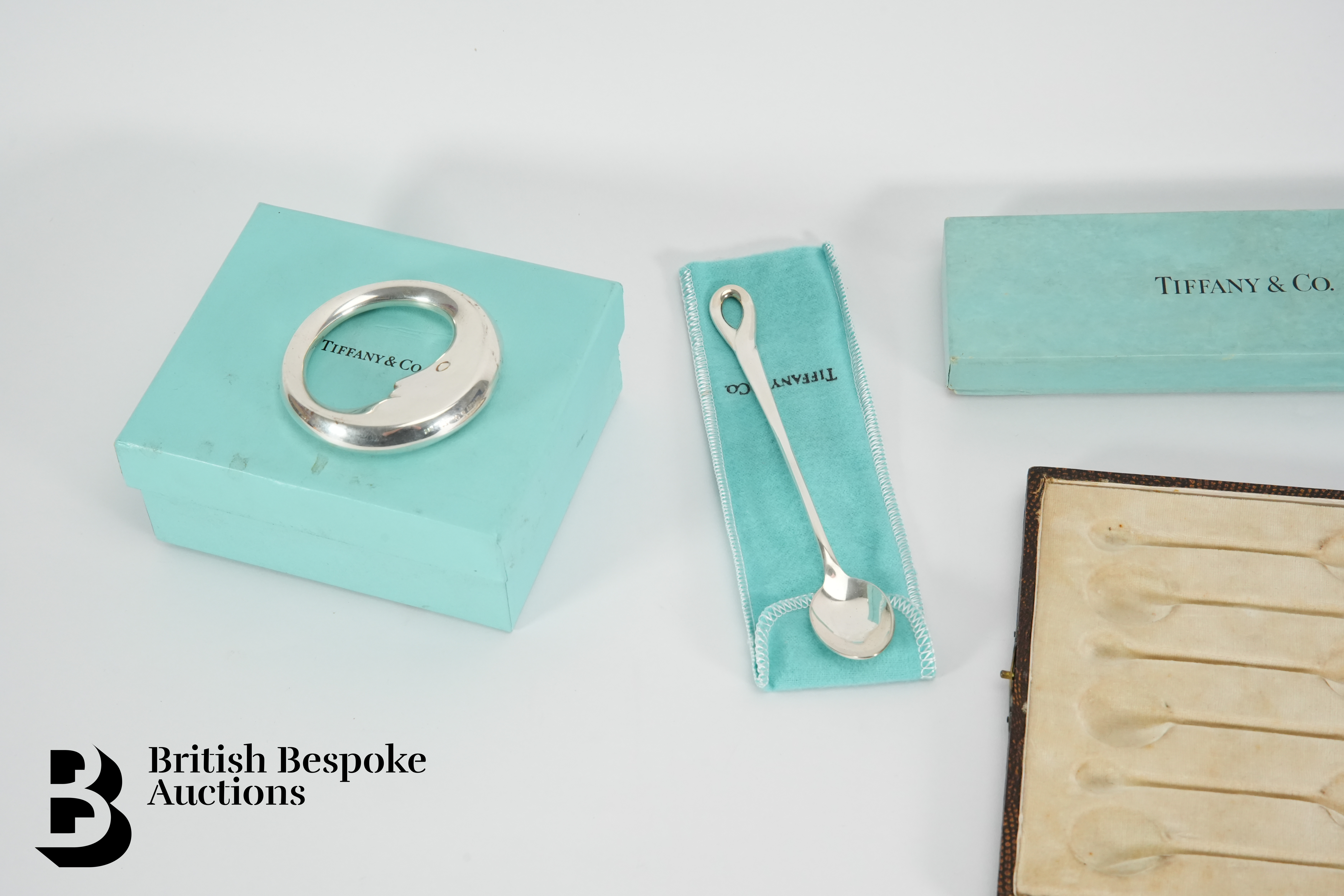 Tiffany & Co Silver Spoon and Baby Rattle - Image 2 of 4