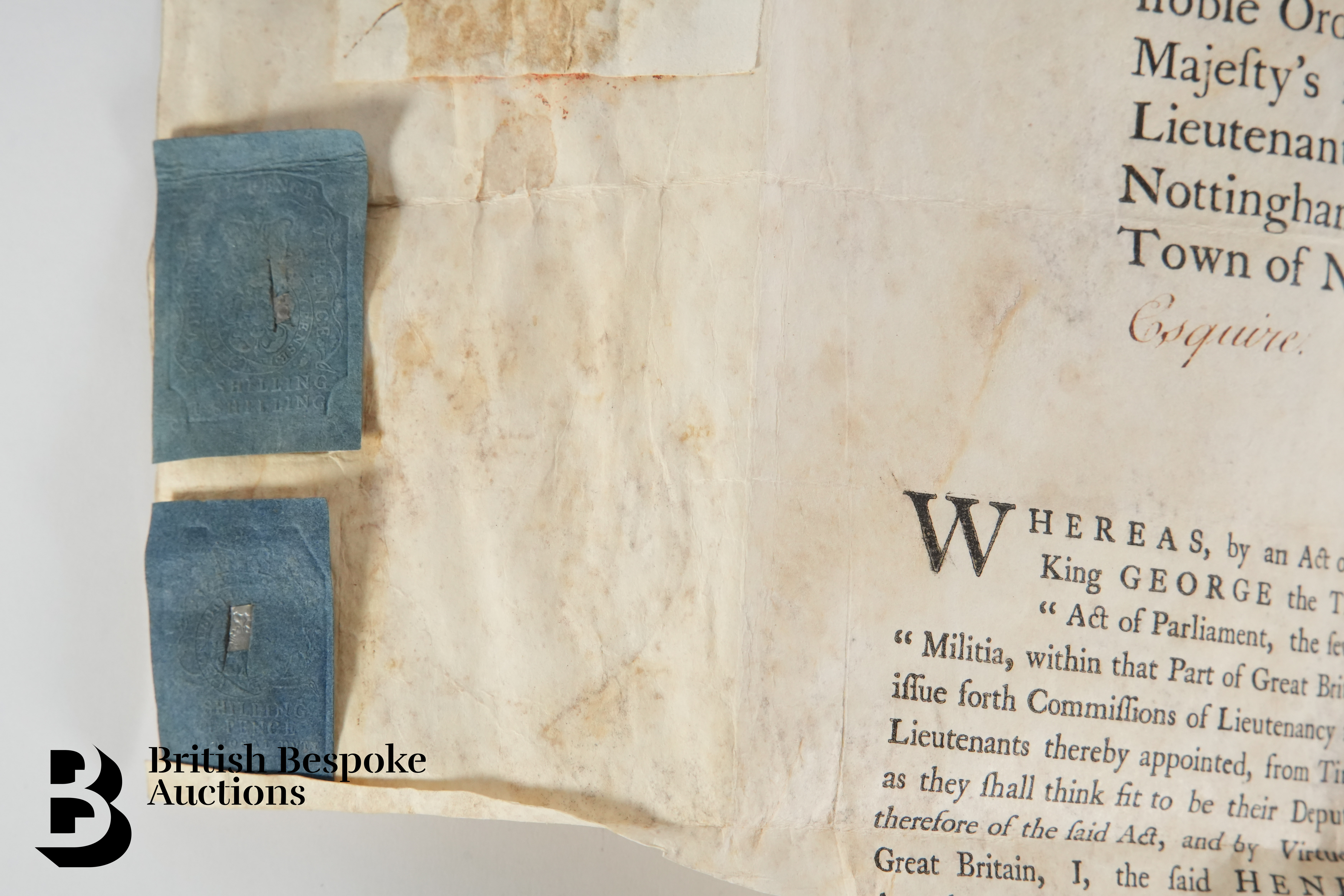 18th Century Vellum Document - Image 4 of 6