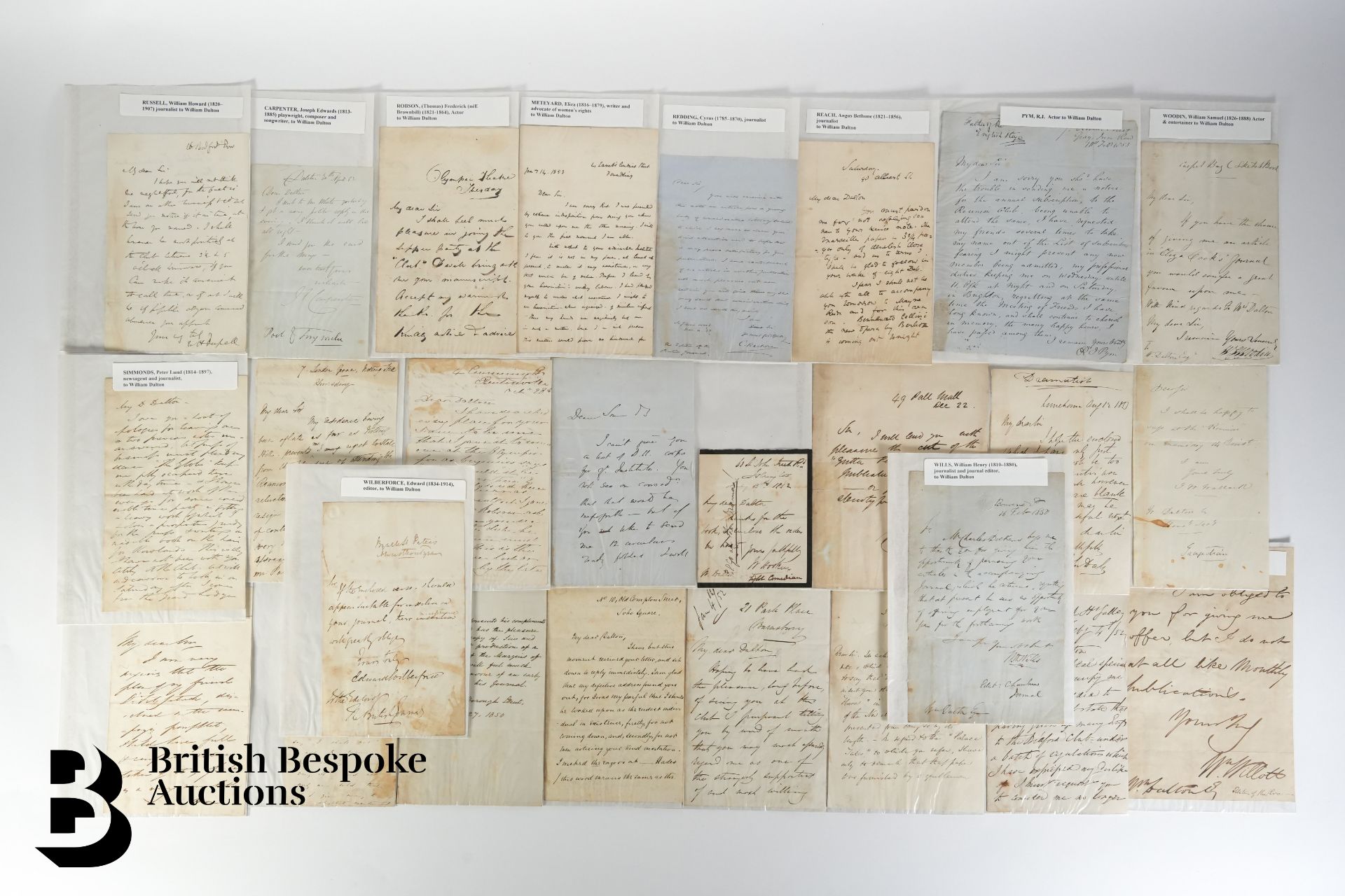 Letters to the Victorian Author William Dalton